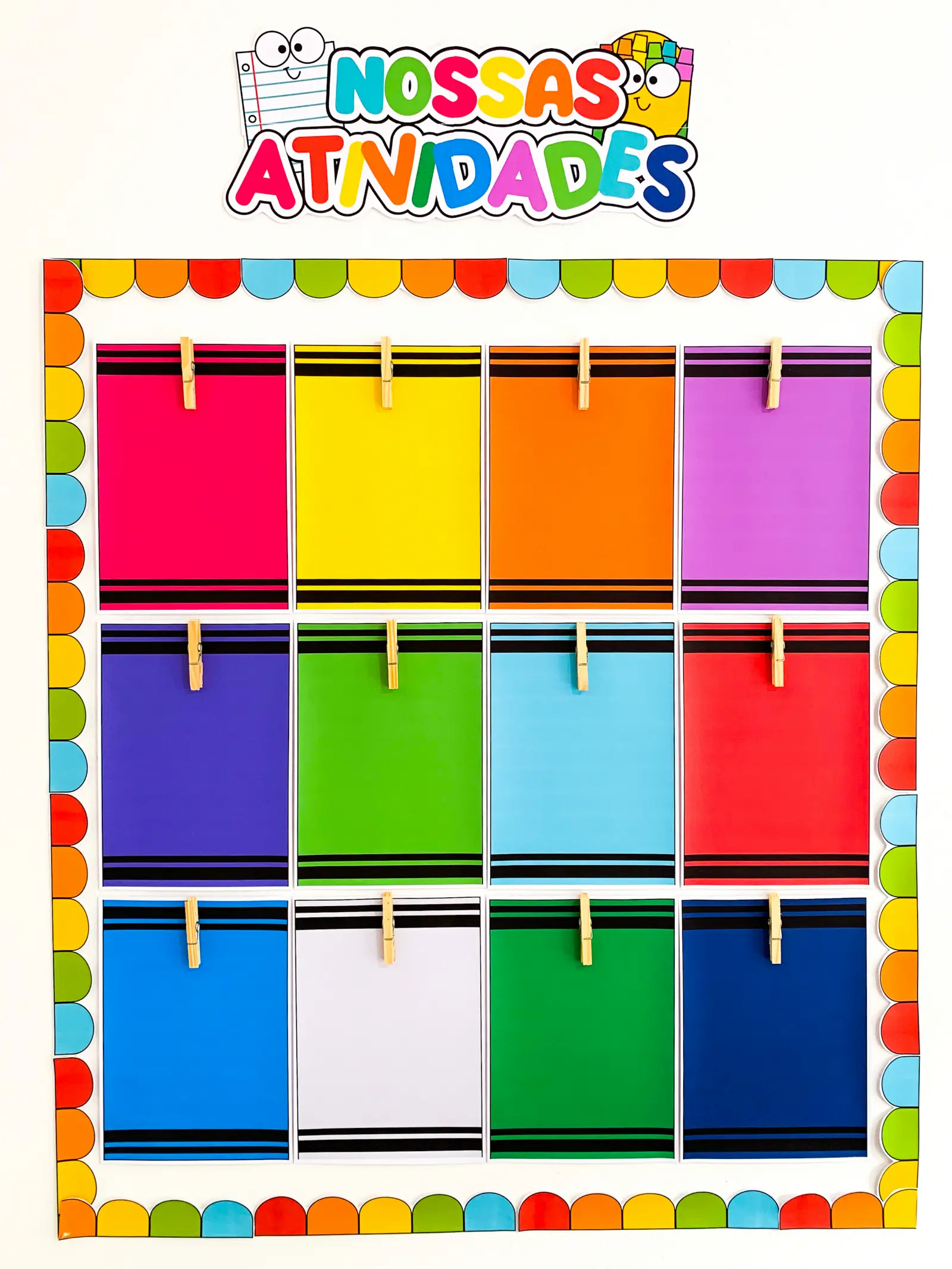 Imagem da galeria 2 de Mural “Nossas Atividades” – Material Pedagógico