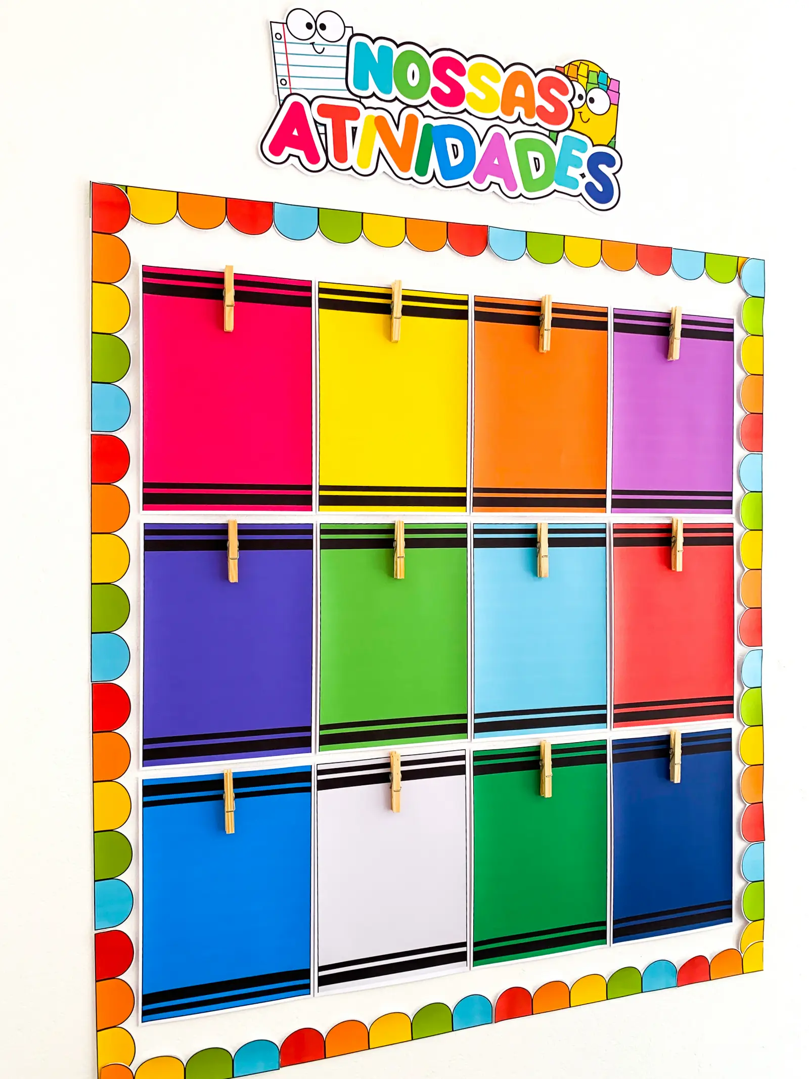Imagem da galeria 3 de Mural “Nossas Atividades” – Material Pedagógico