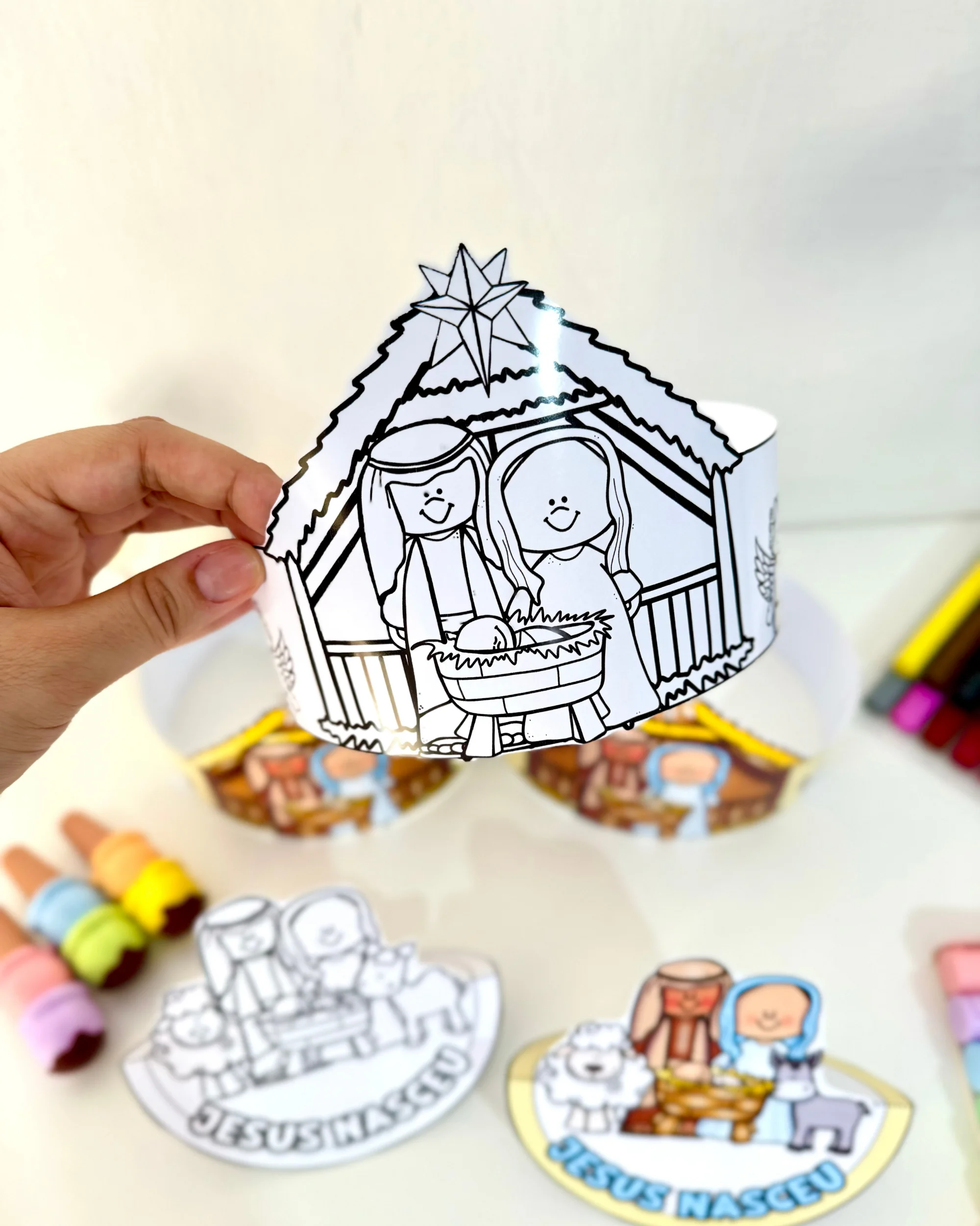 Imagem da galeria 1 de Presépio Dançante e Coroa de Natal para Educação Infantil