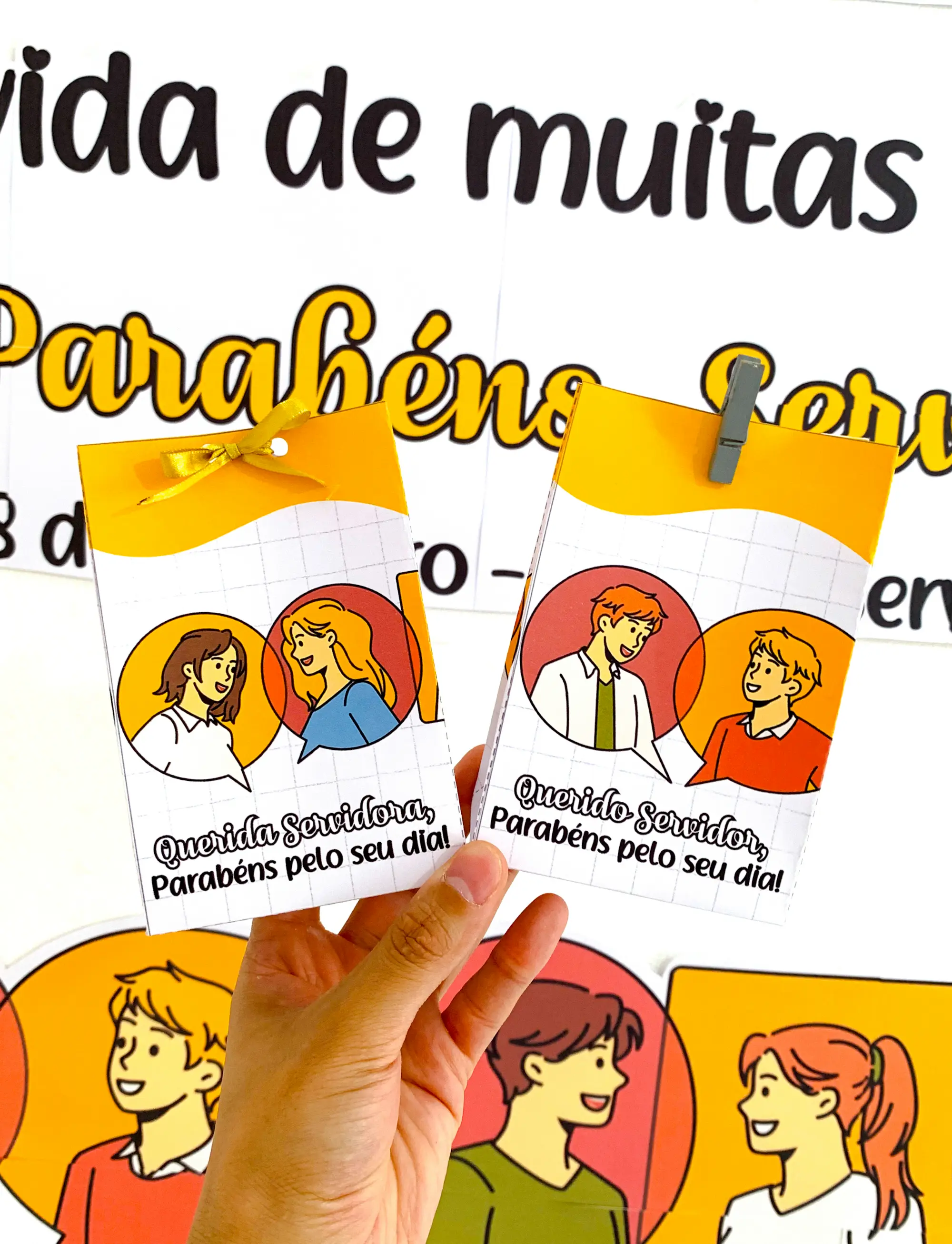 Imagem da galeria 2 de Painel Dia do Servidor Público para Educação Infantil e Ensino Fundamental