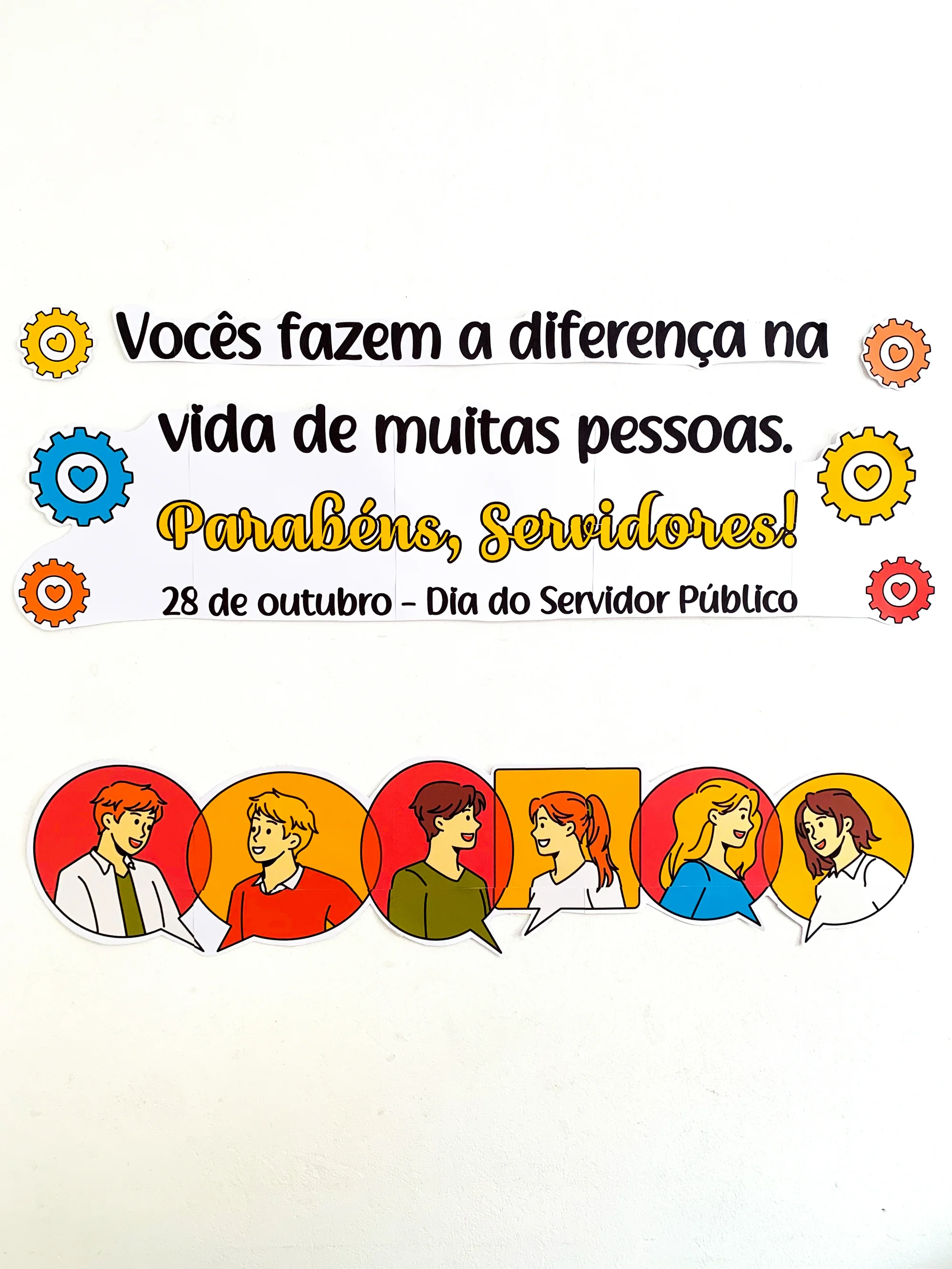 Imagem da galeria 3 de Painel Dia do Servidor Público para Educação Infantil e Ensino Fundamental