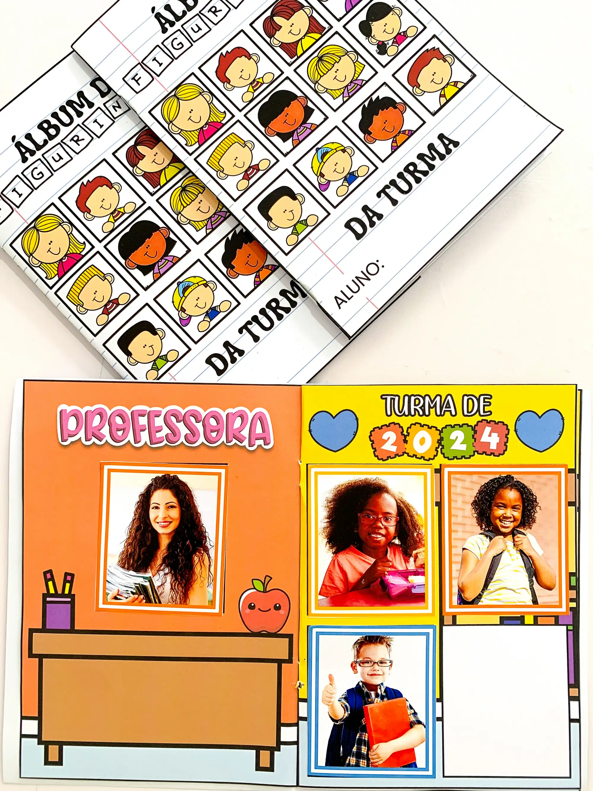 Imagem da galeria 2 de Álbum de Figurinhas Educação Infantil e Anos Iniciais
