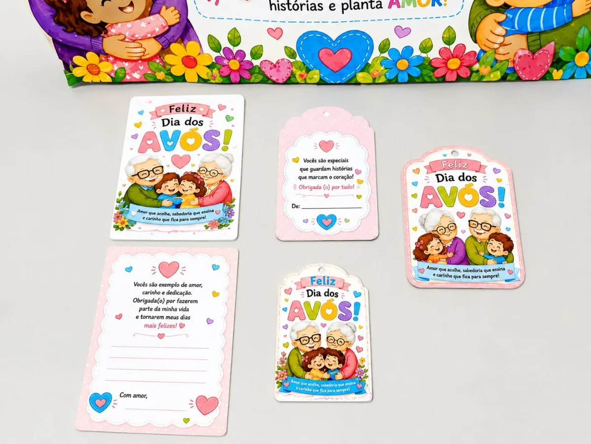 Imagem da galeria 2 de Kit dia dos avós – PDF para Imprimir | Educação Infantil