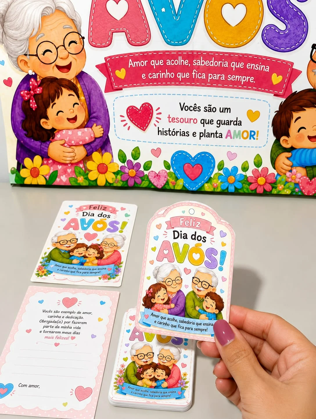 Imagem da galeria 3 de Kit dia dos avós – PDF para Imprimir | Educação Infantil