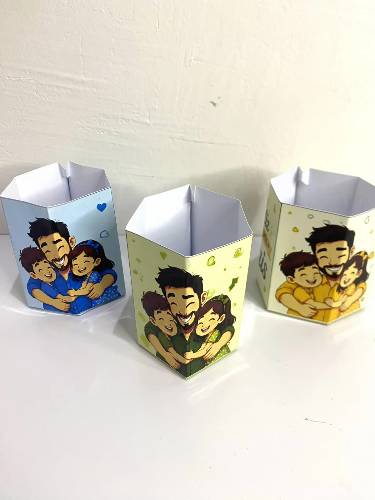 Imagem da galeria 1 de Canecas de Papel – Dia dos Pais – PDF para Imprimir
