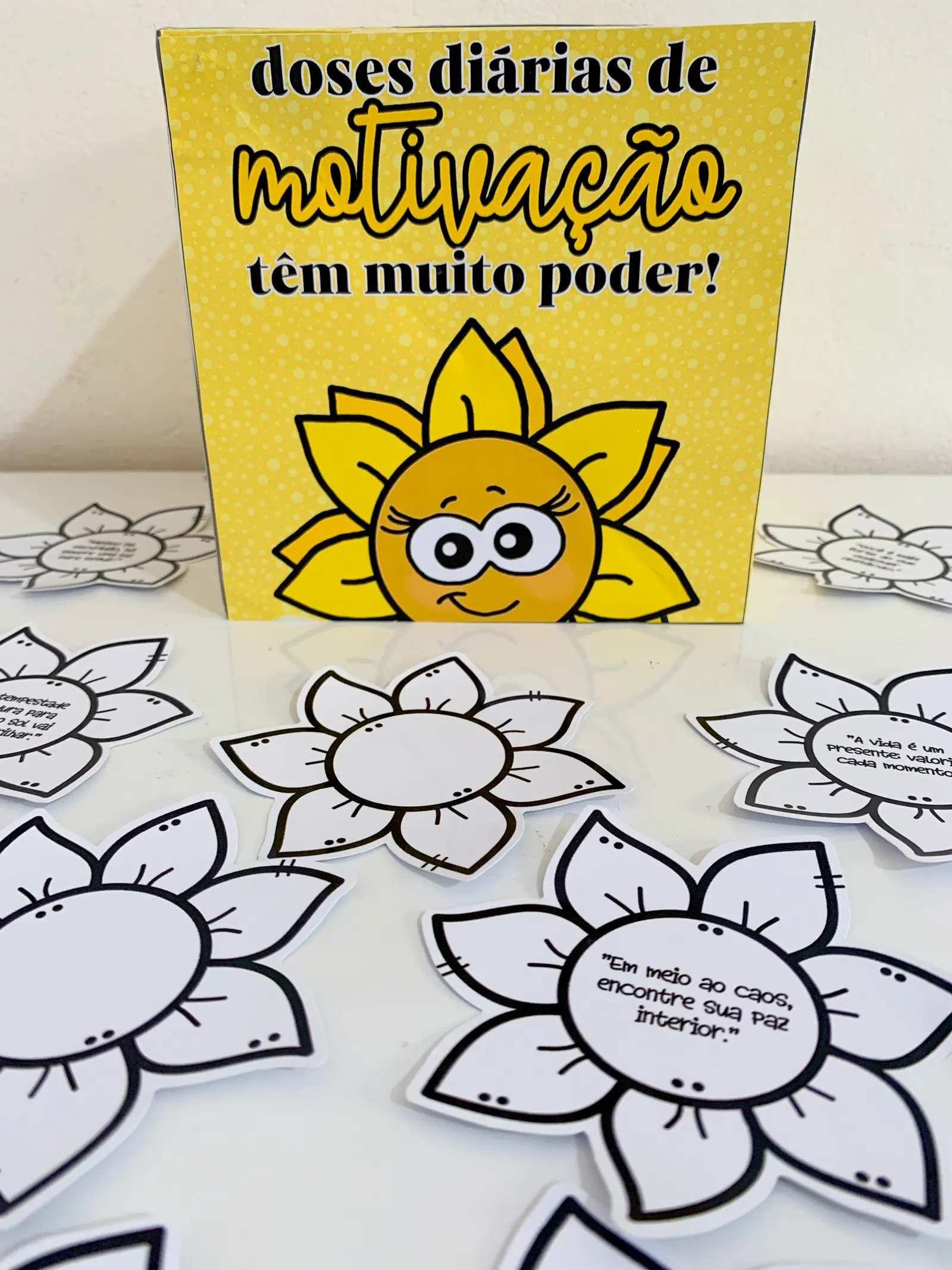 Imagem da galeria 1 de Caixa com Cartões Motivacionais – Setembro Amarelo
