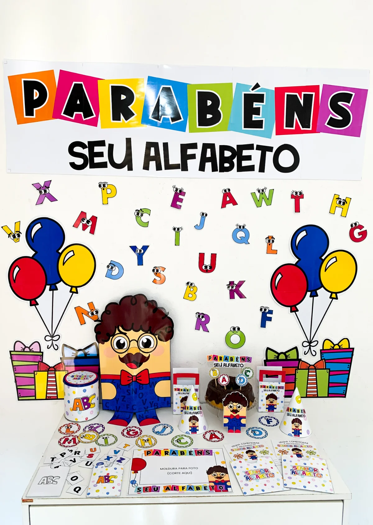 Capa de SUPER KIT ANIVERSÁRIO DO SEU ALFABETO – PDF para Imprimir