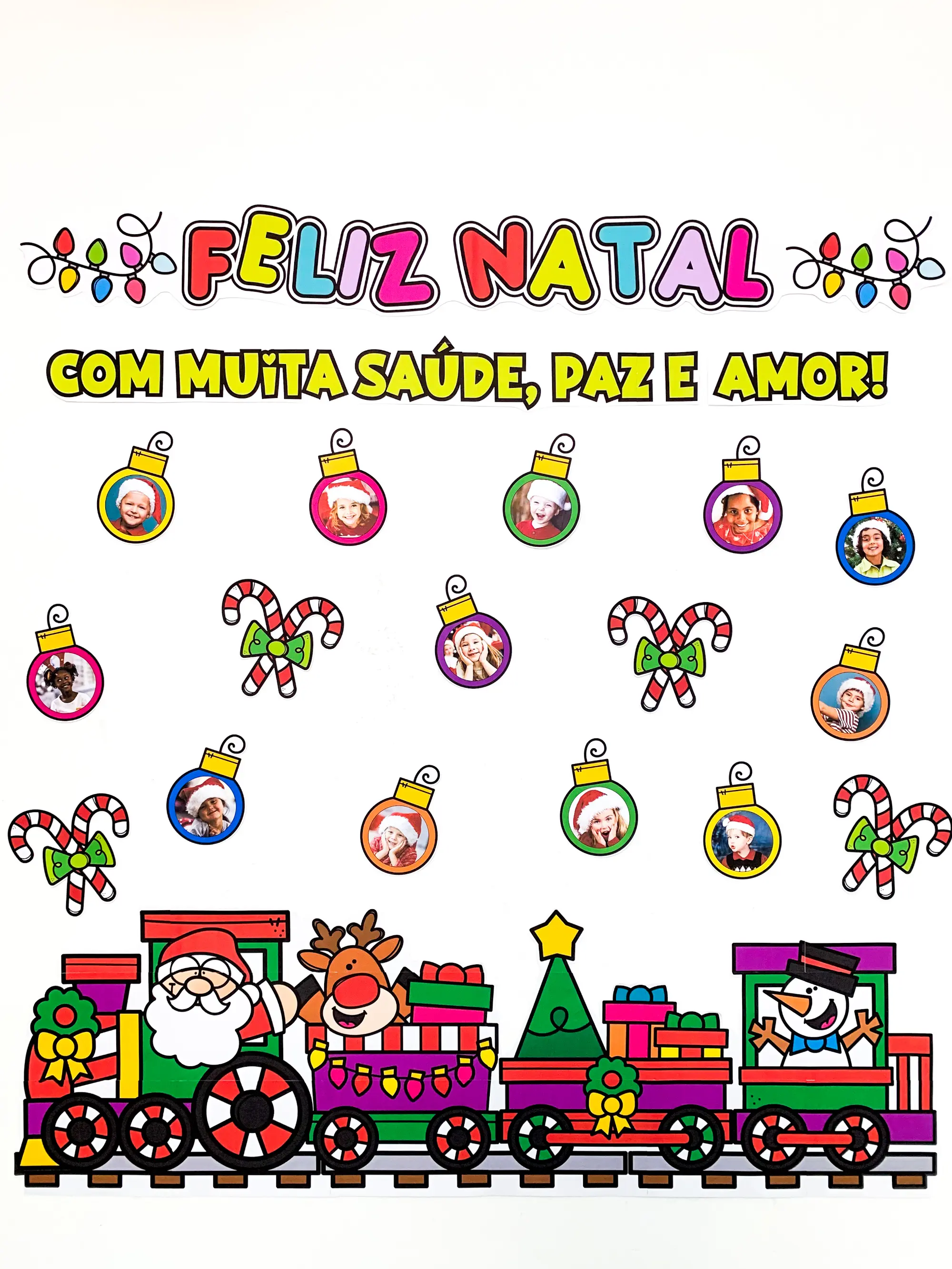 Imagem da galeria 2 de Painel Feliz Natal para Educação Infantil e Anos Iniciais