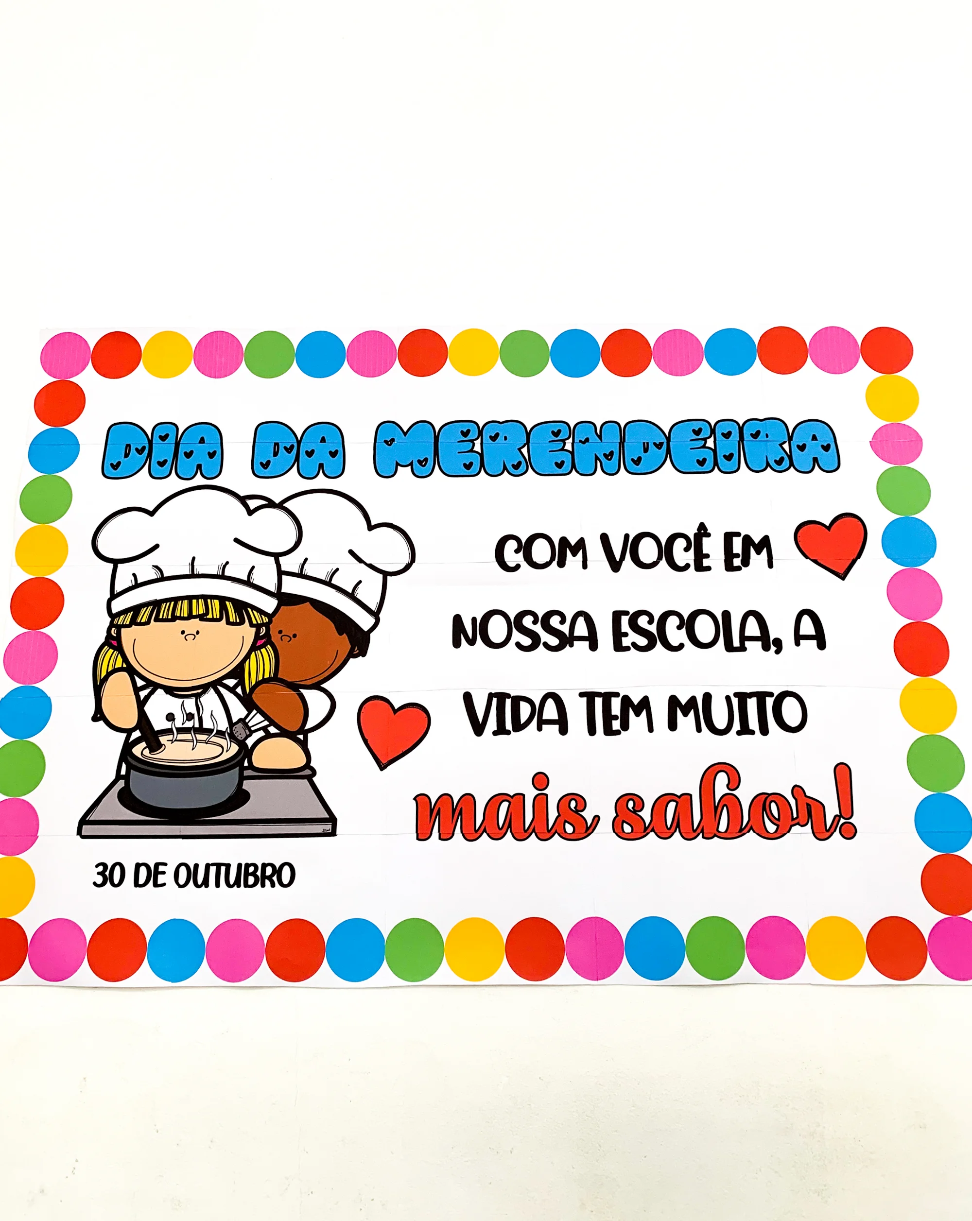 Imagem da galeria 2 de Painel Dia da Merendeira Educação Infantil PDF