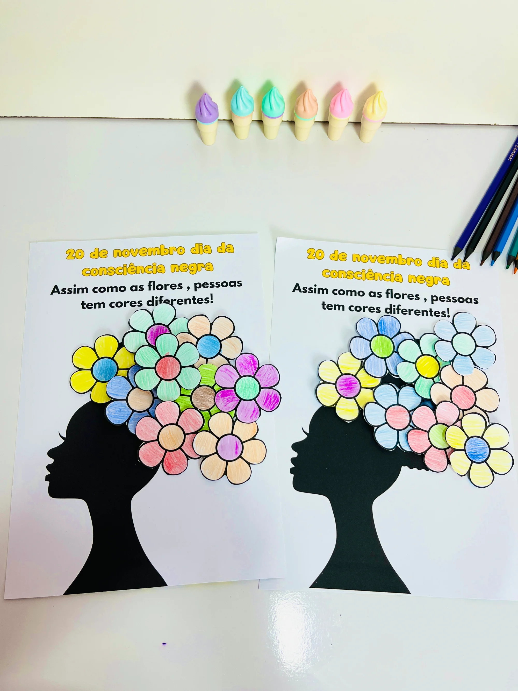 Capa de Dia da Consciência Negra – Atividade Infantil para Imprimir