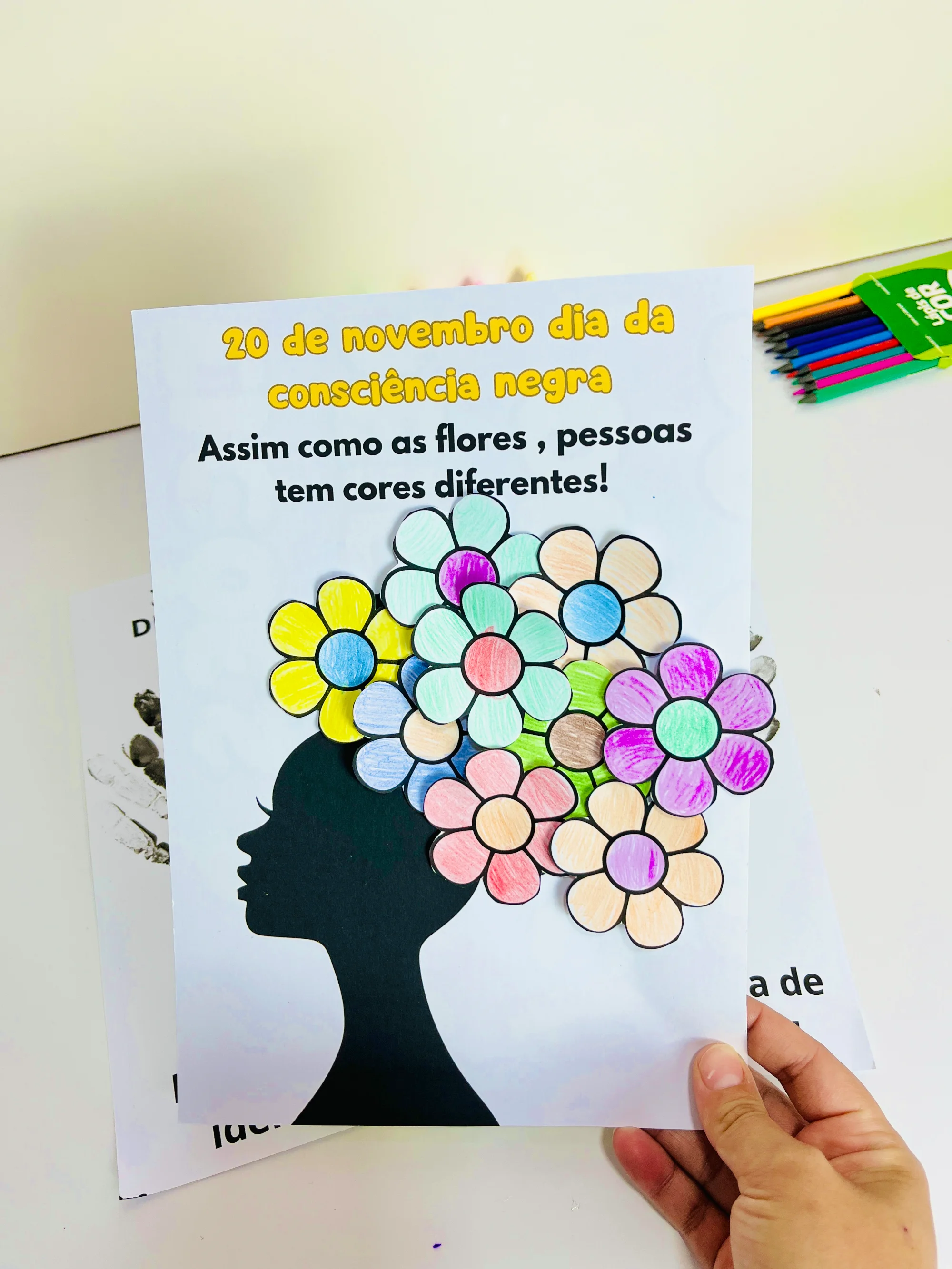 Imagem da galeria 1 de Dia da Consciência Negra – Atividade Infantil para Imprimir