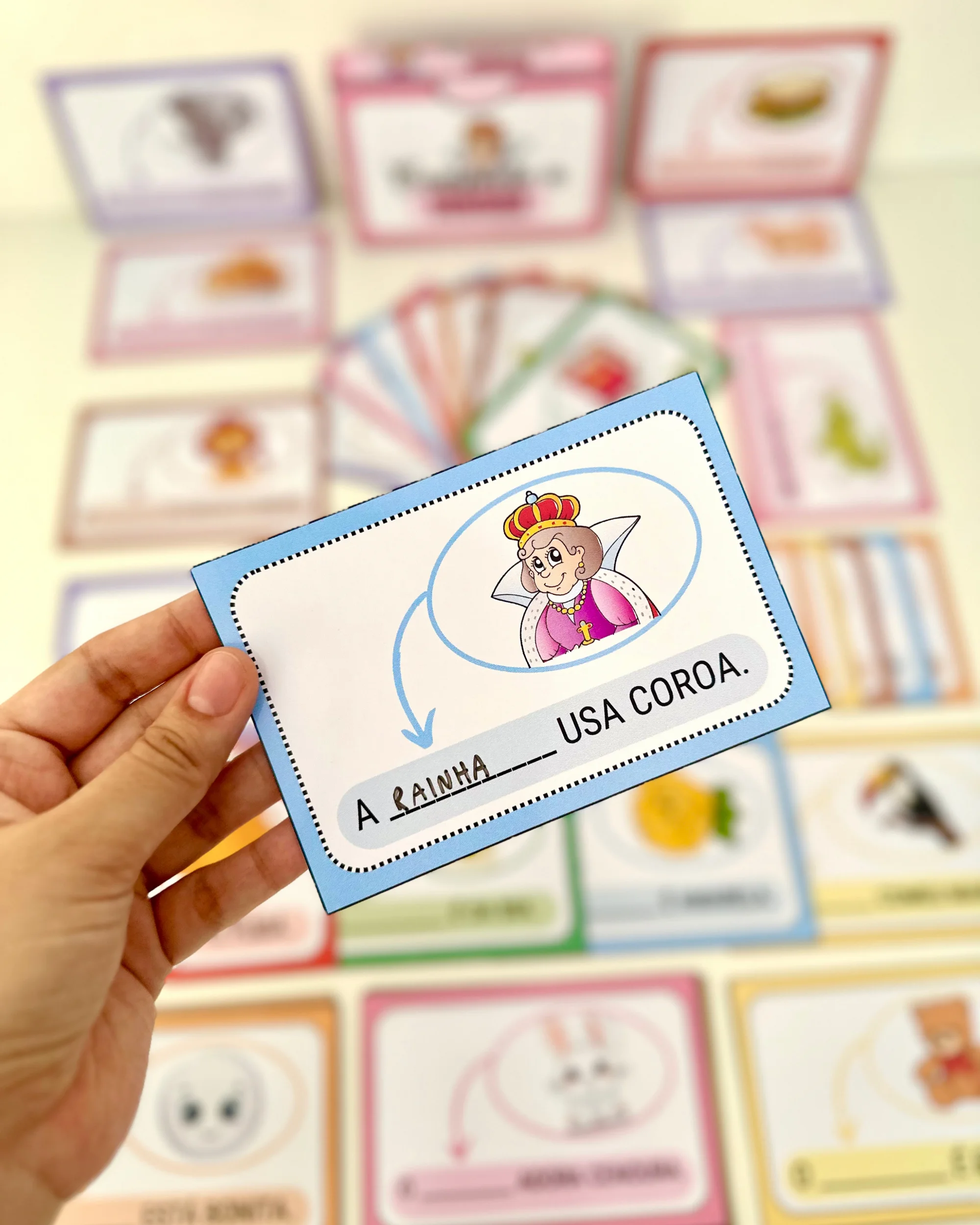 Imagem da galeria 2 de Complete a Frase – 50 Fichas para Leitura e Escrita na Alfabetização
