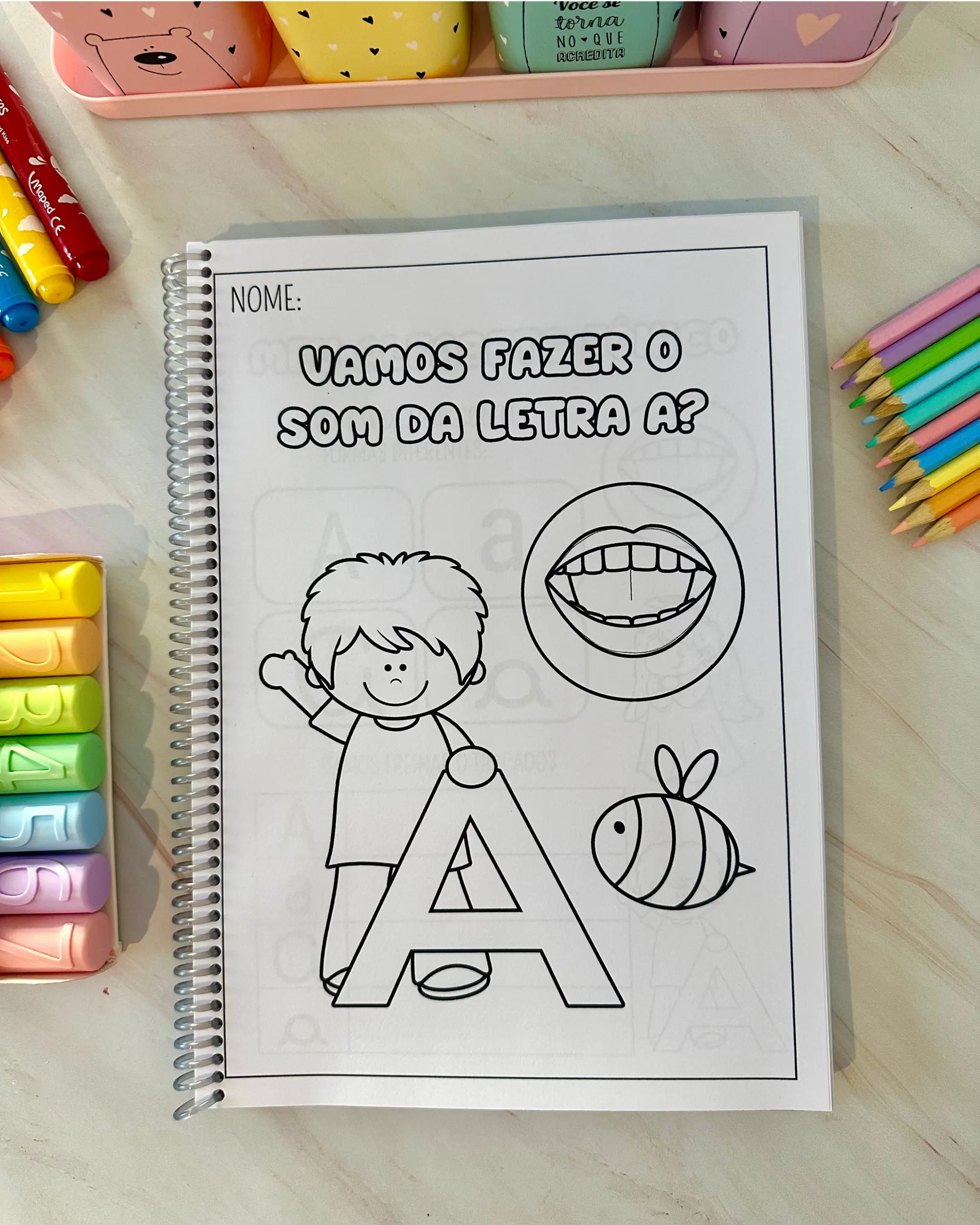 Imagem da galeria 2 de Apostila Meu Alfabeto Fônico para Alfabetização – Atividades com Boquinhas