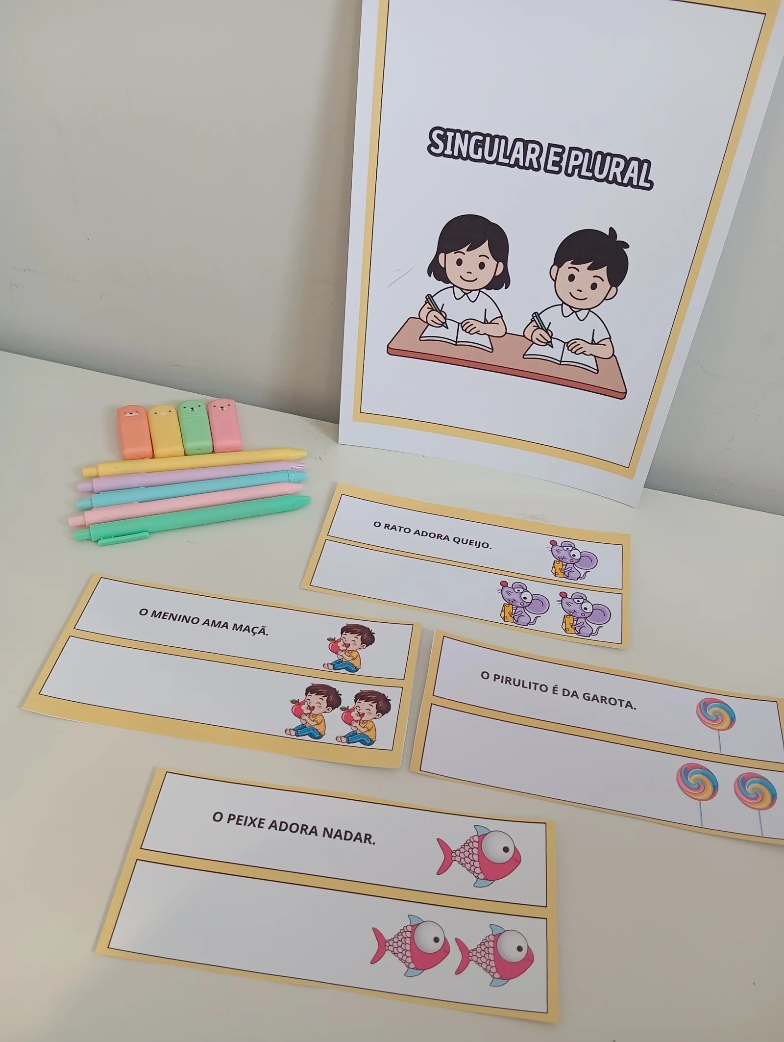 Imagem da galeria 1 de SINGULAR E PLURAL – ATIVIDADE PRONTA PARA IMPRIMIR!