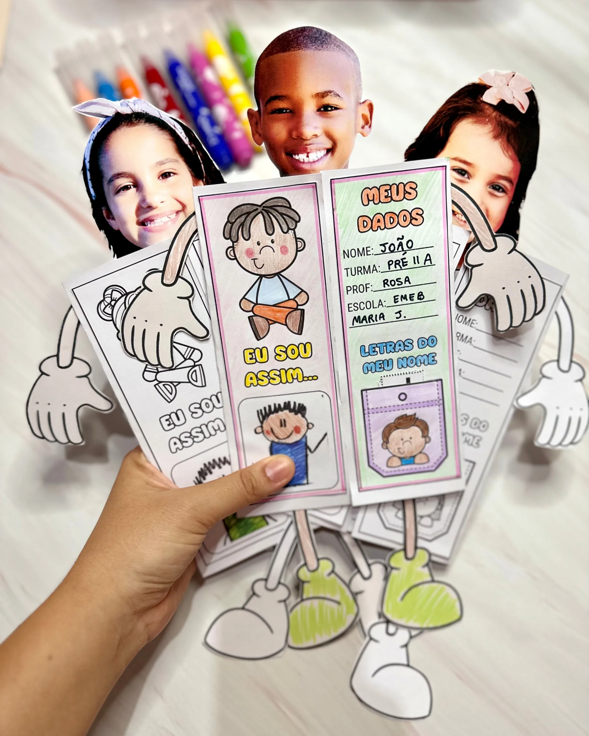 Capa de Identidade na Educação Infantil – Atividade Interativa Eu Sou Assim