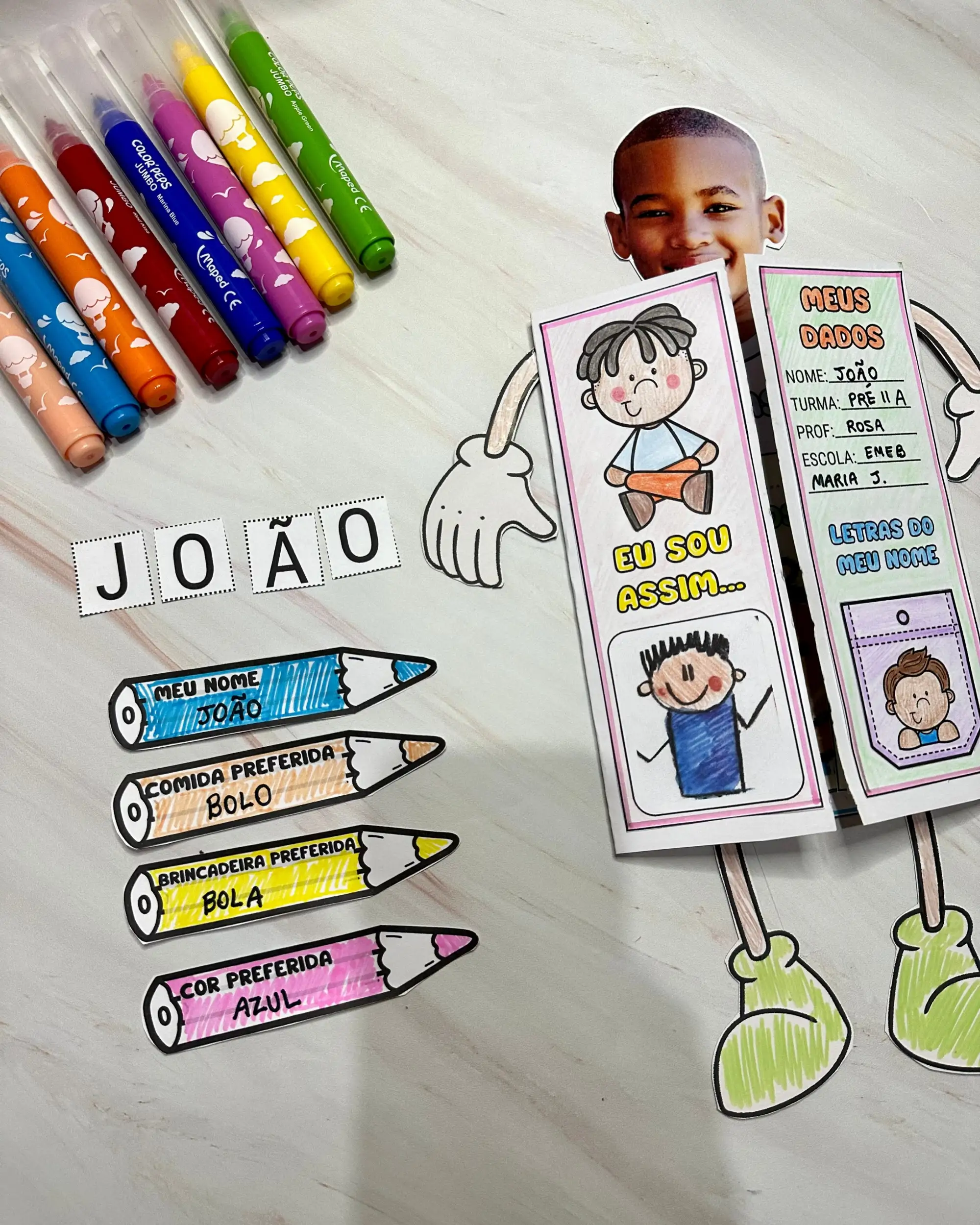 Imagem da galeria 1 de Identidade na Educação Infantil – Atividade Interativa Eu Sou Assim