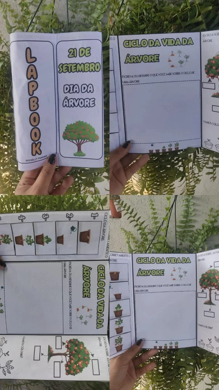 Imagem da galeria 1 de LAPBOOK DIA DA ÁRVORE – PDF para Imprimir