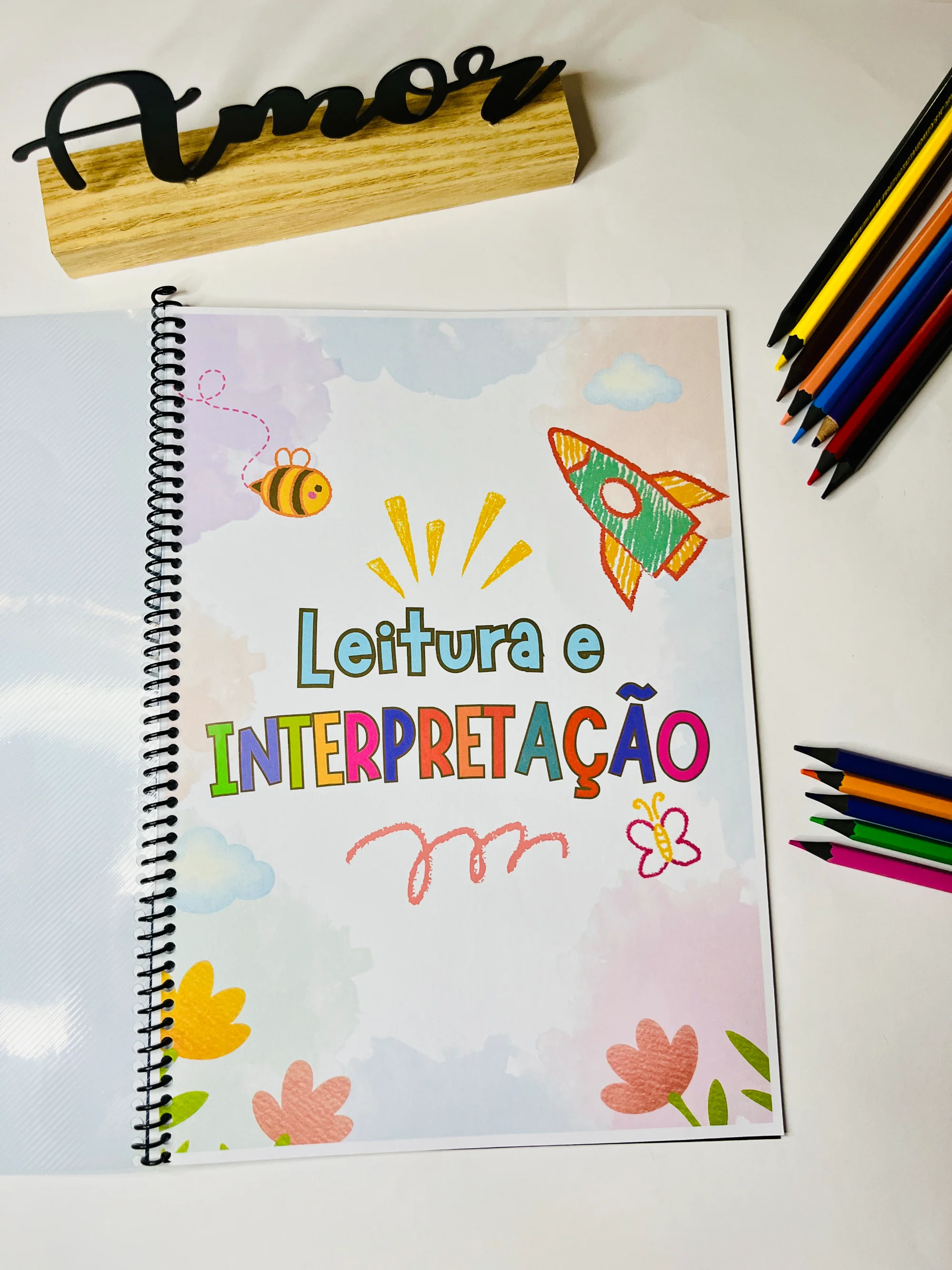 Capa de Apostila “Leitura e Interpretação para Alfabetização”
