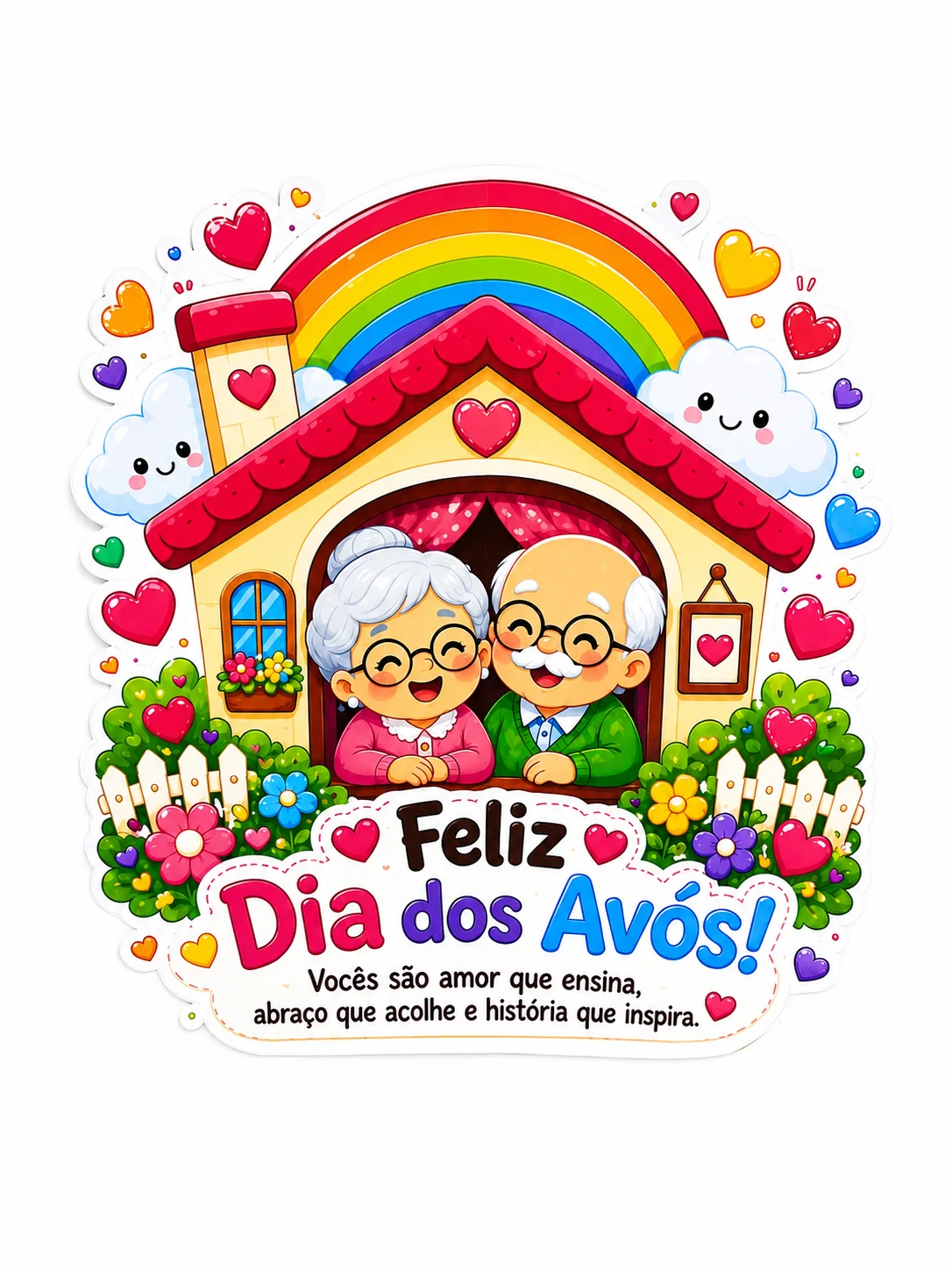 Capa de Painel Dia dos Avós – Material Pedagógico