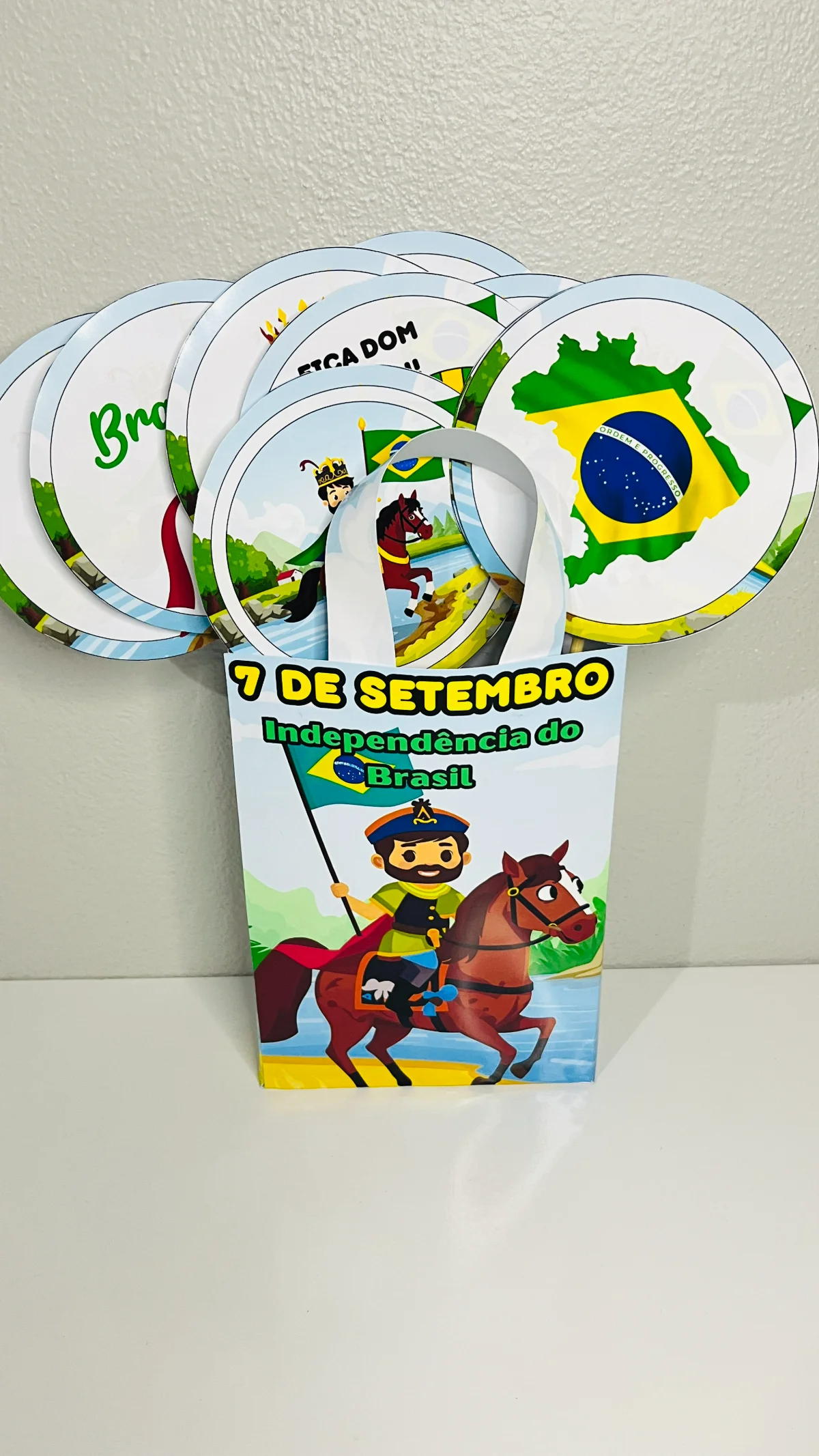 Imagem da galeria 1 de Sacolinha Independência do Brasil – PDF para Imprimir