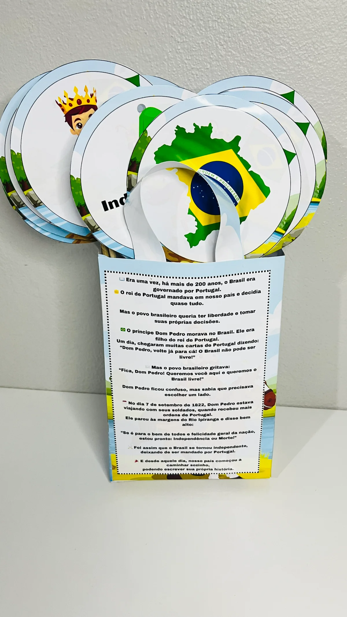 Imagem da galeria 2 de Sacolinha Independência do Brasil – PDF para Imprimir