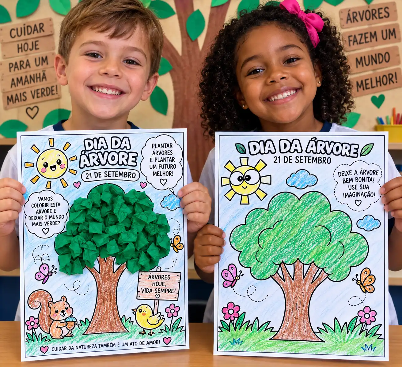 Capa de Atividades - Dia da Árvore na Educação Infantil!
