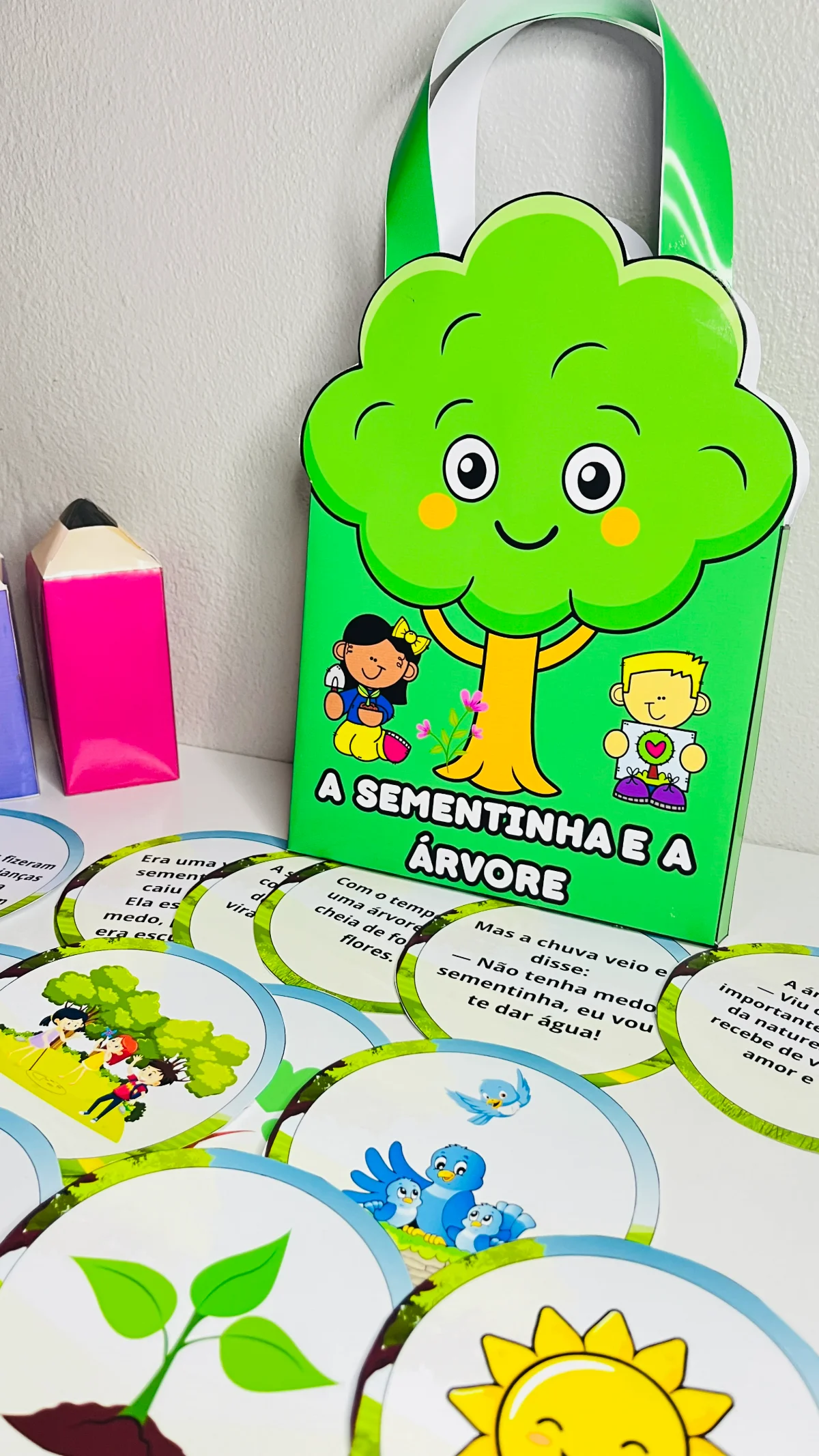 Capa de Sacola Dia da Árvore | Educação Infantil e Anos Iniciais