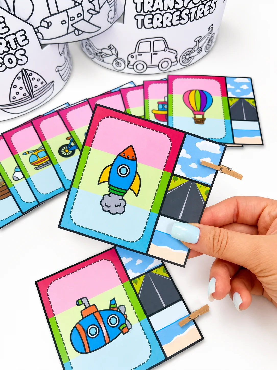 Imagem da galeria 3 de Kit Meios de Transporte – Atividades para Educação Infantil