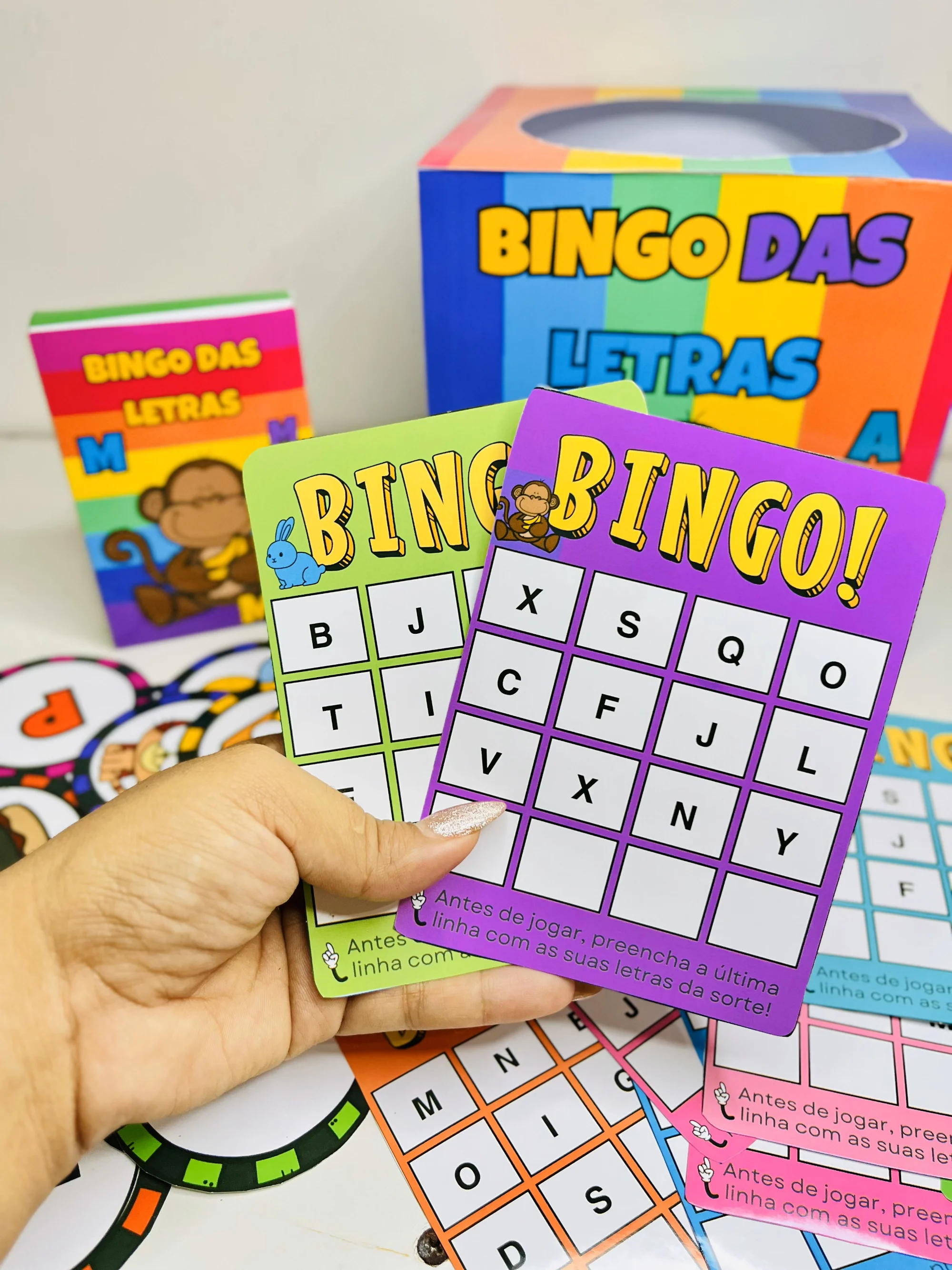 Imagem da galeria 1 de Bingo das Letras: Aprendizado Divertido | Alfabetização