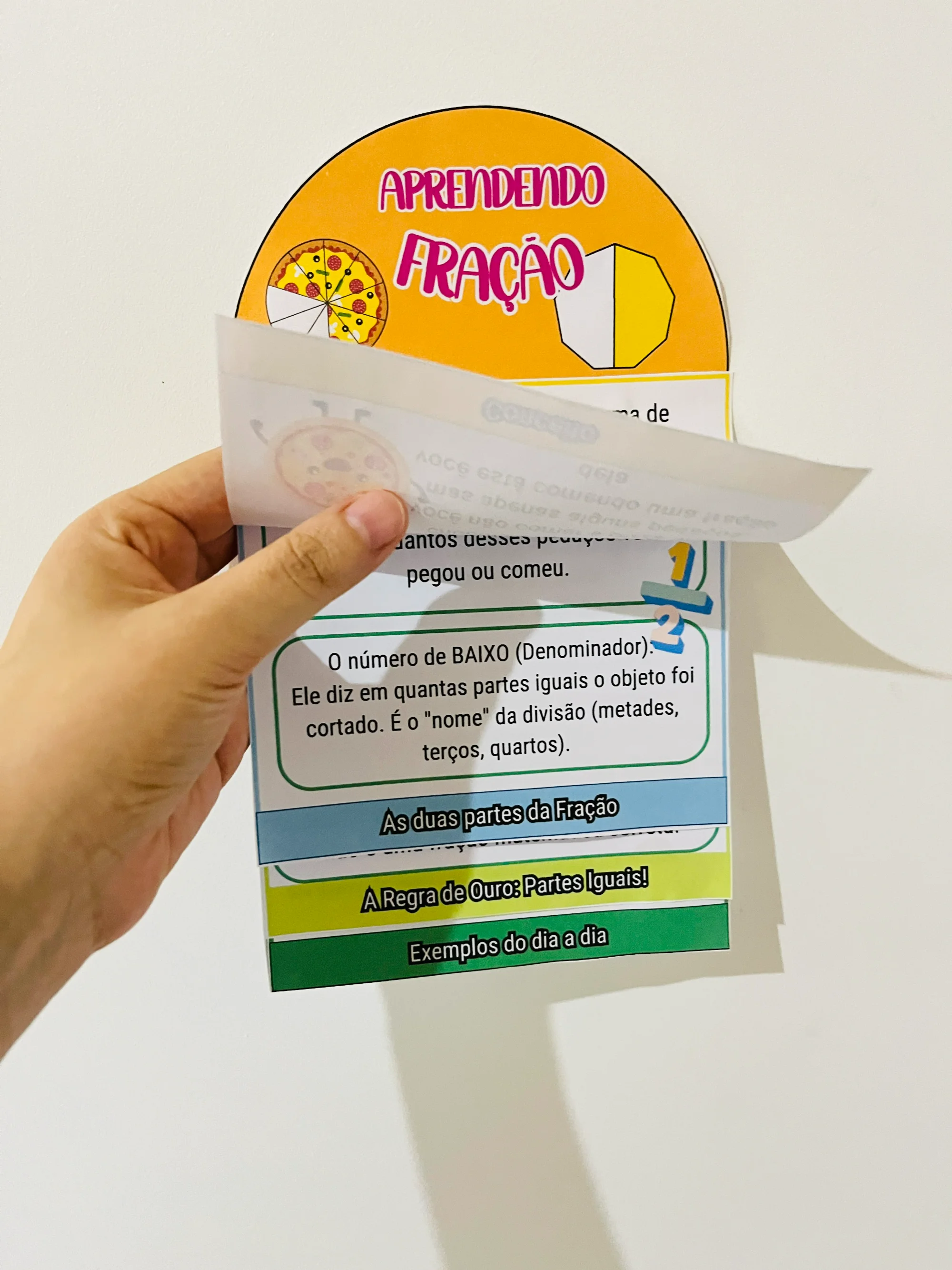 Imagem da galeria 1 de Flipbook de Frações para Ensino Fundamental – Numerador, Denominador, Tipos e Comparação de Frações