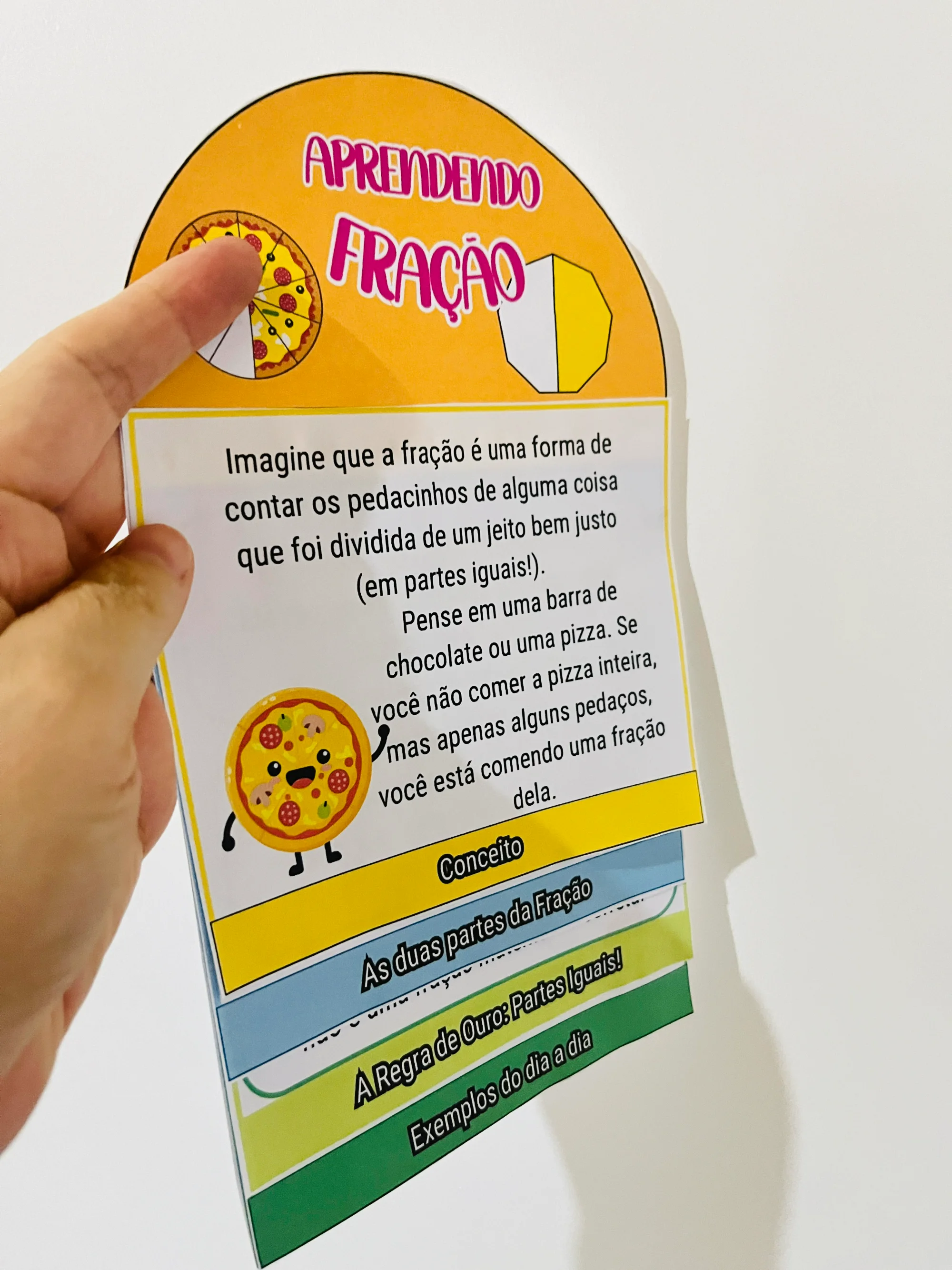 Imagem da galeria 2 de Flipbook de Frações para Ensino Fundamental – Numerador, Denominador, Tipos e Comparação de Frações