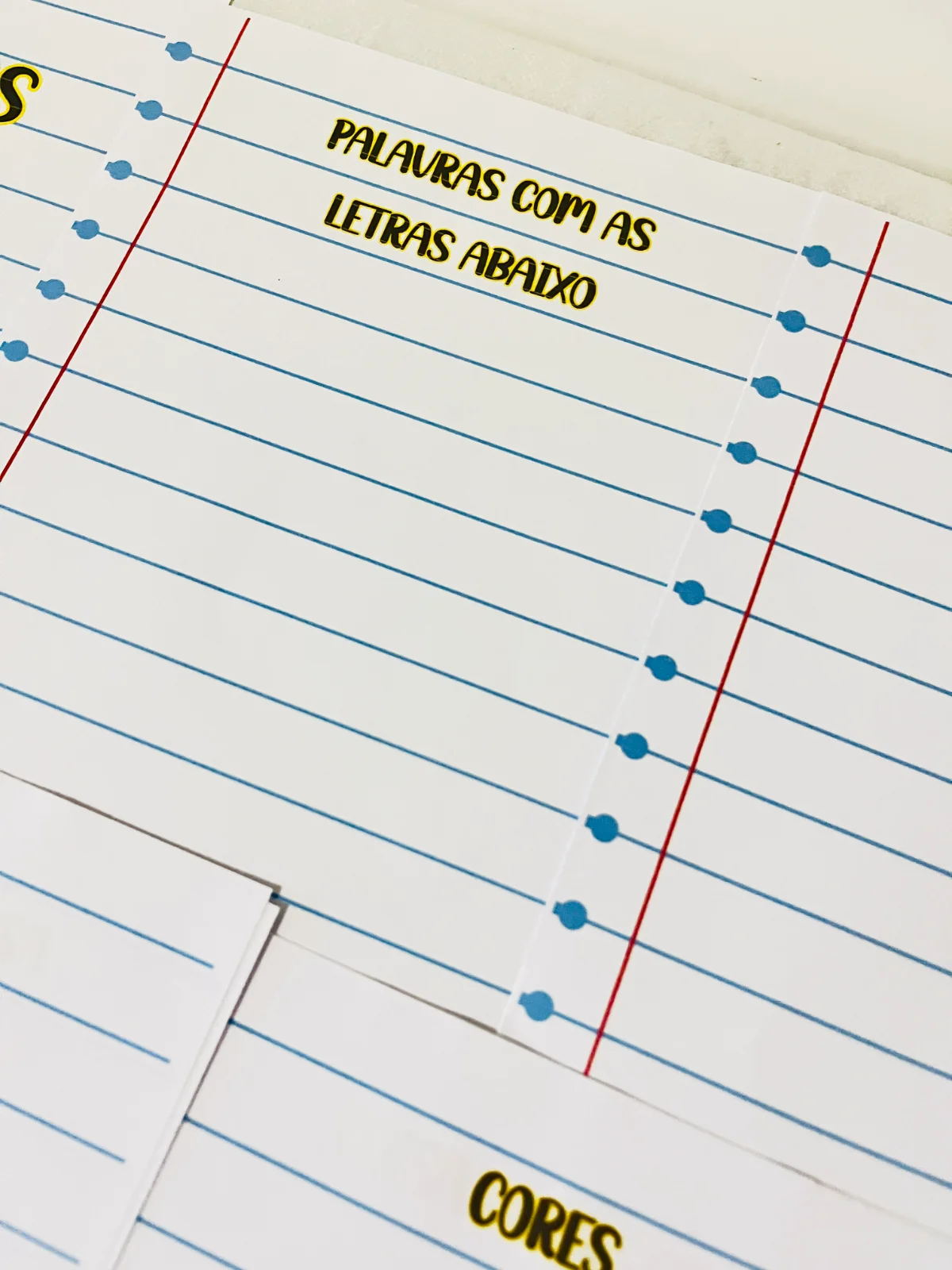 Capa de Livro das Listas – Atividades para Imprimir