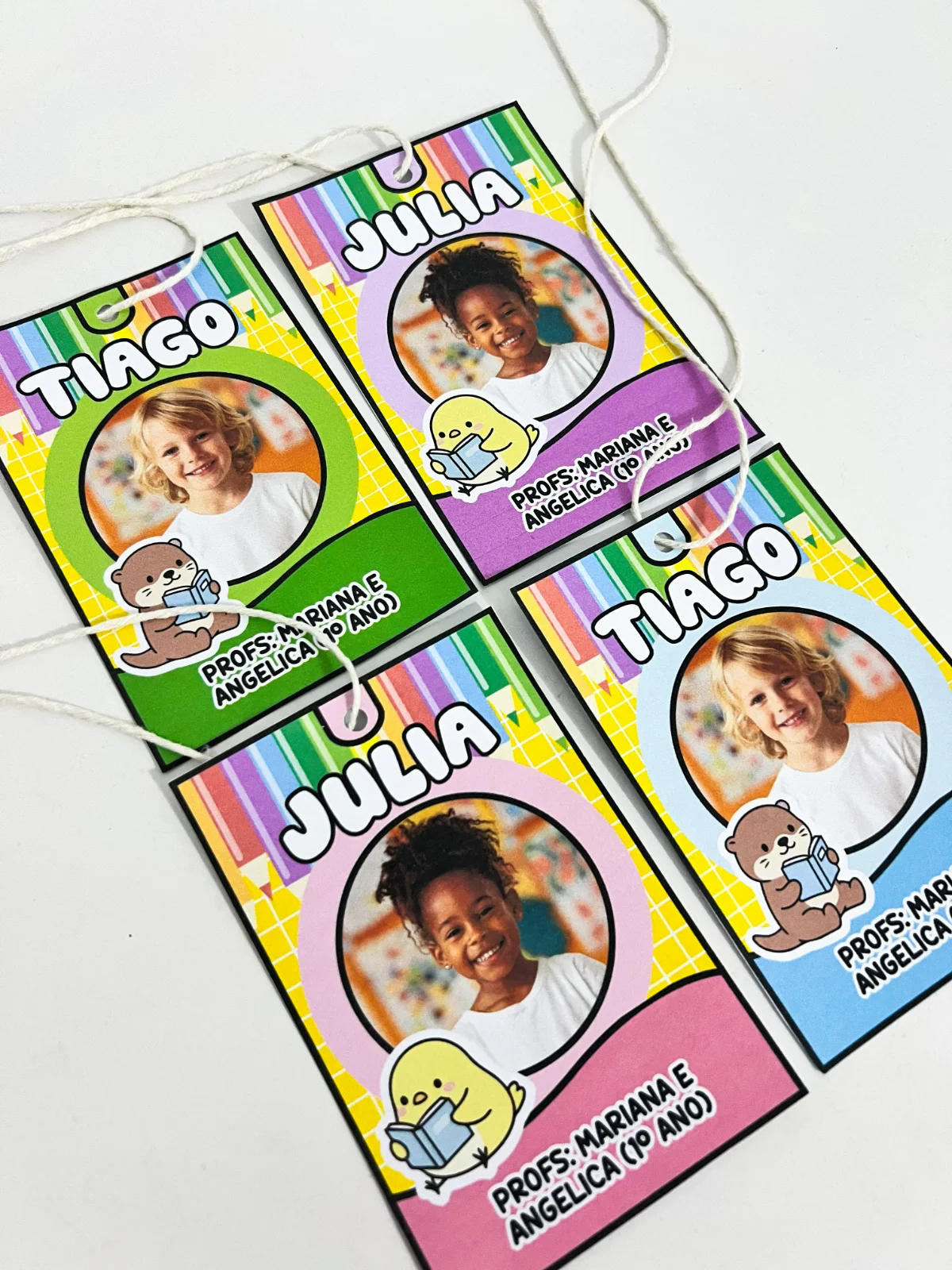 Imagem da galeria 3 de Crachás de Pescoço Editáveis – Material Pedagógico