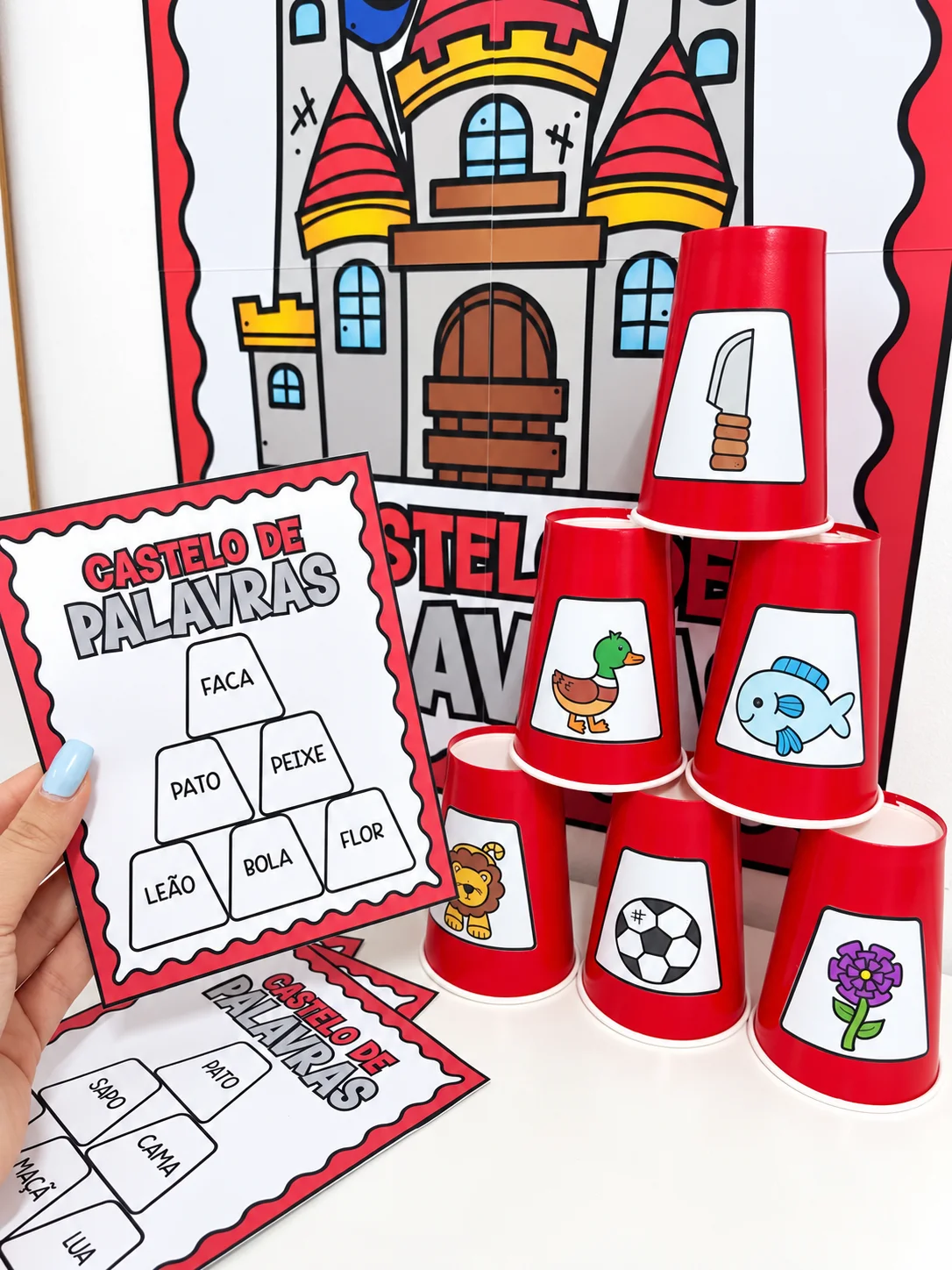 Imagem da galeria 1 de Castelo de Palavras | Atividade de Leitura e Alfabetização