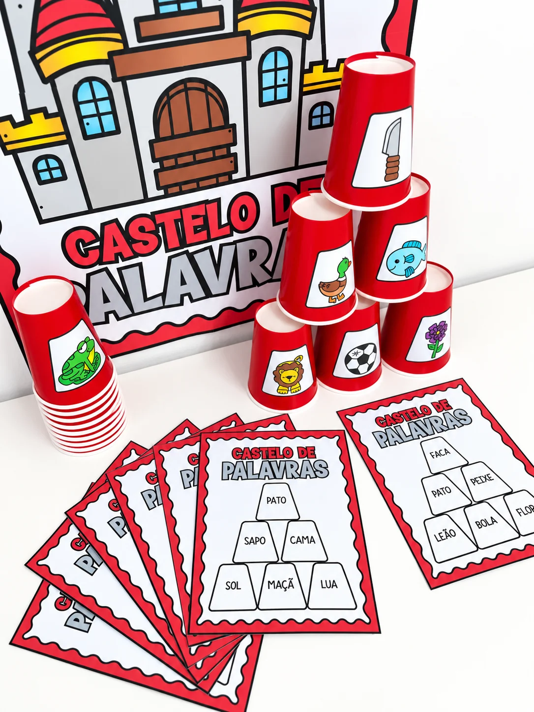 Imagem da galeria 3 de Castelo de Palavras | Atividade de Leitura e Alfabetização