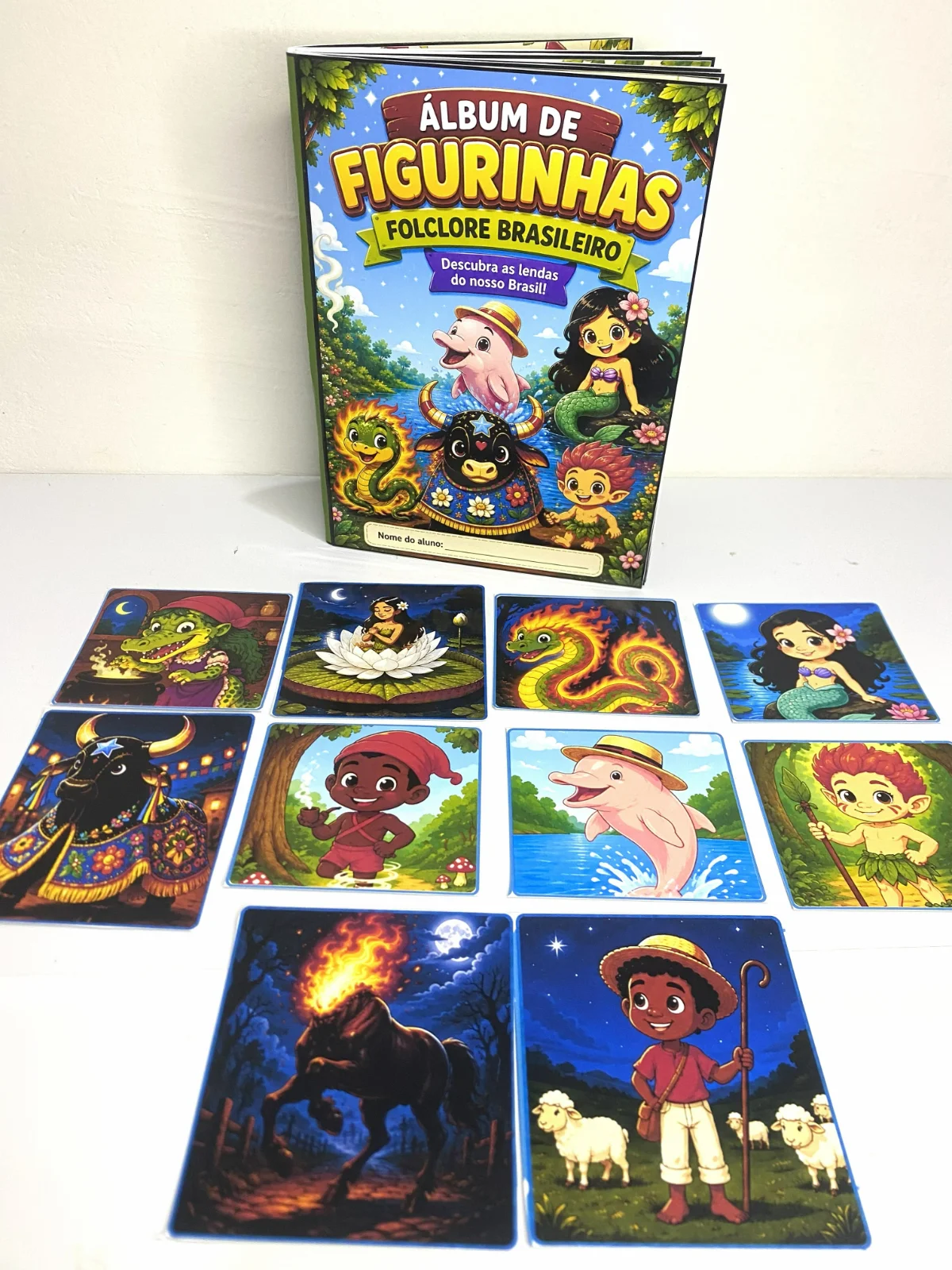 Imagem da galeria 1 de Álbum de Figurinhas – Folclore Brasileiro