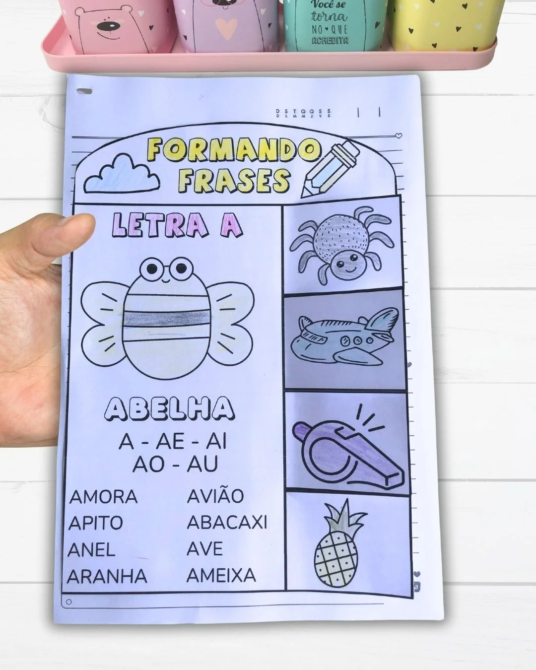 Imagem da galeria 1 de Frases Interativas com Sílabas Simples de A a Z para Educação Infantil