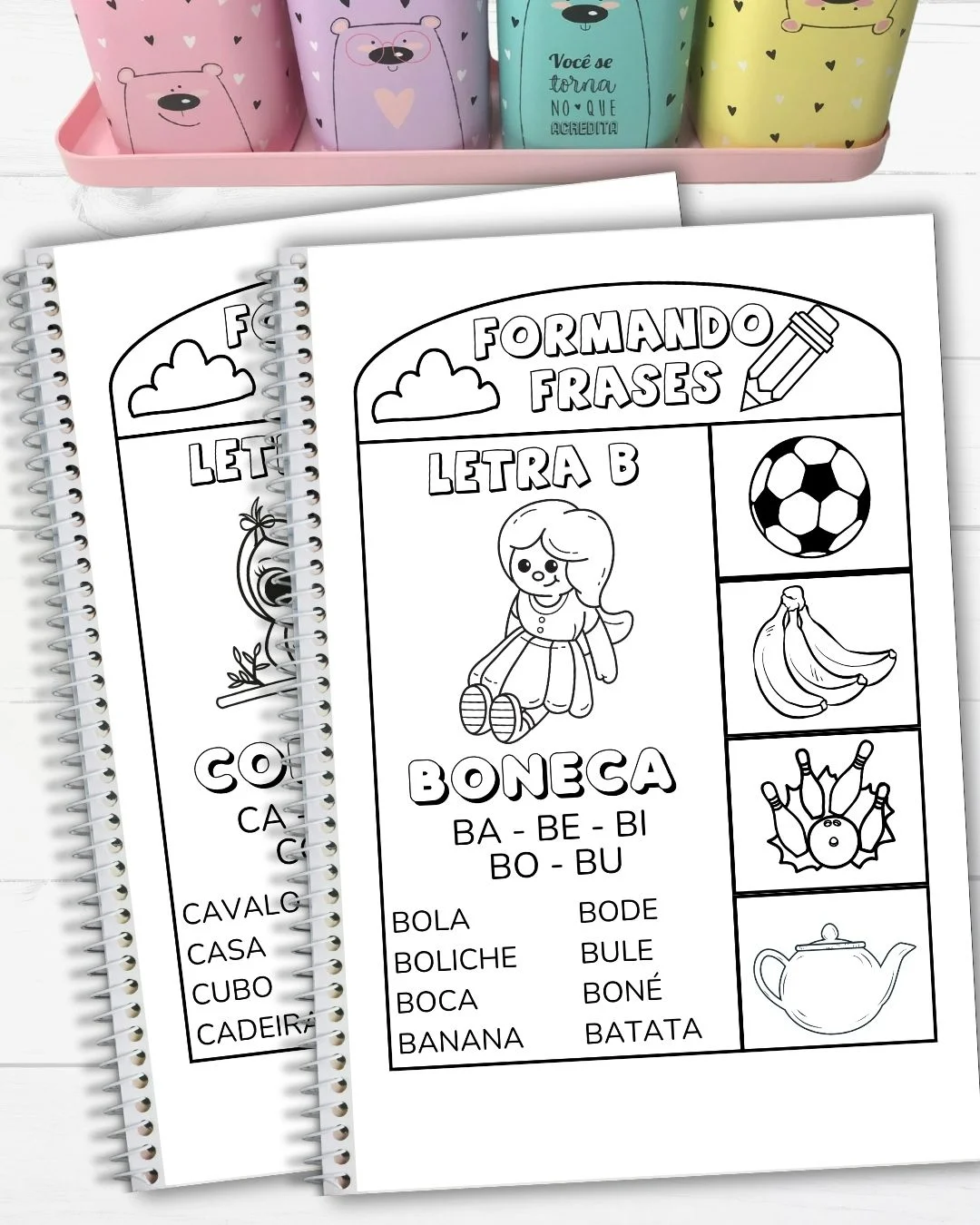Imagem da galeria 2 de Frases Interativas com Sílabas Simples de A a Z para Educação Infantil