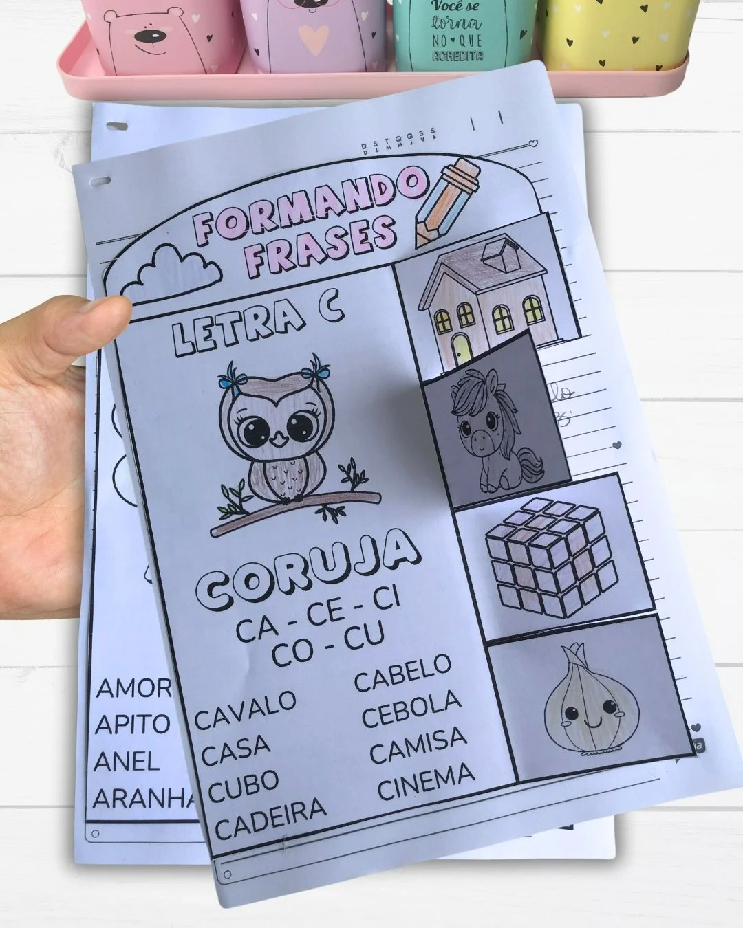 Imagem da galeria 3 de Frases Interativas com Sílabas Simples de A a Z para Educação Infantil