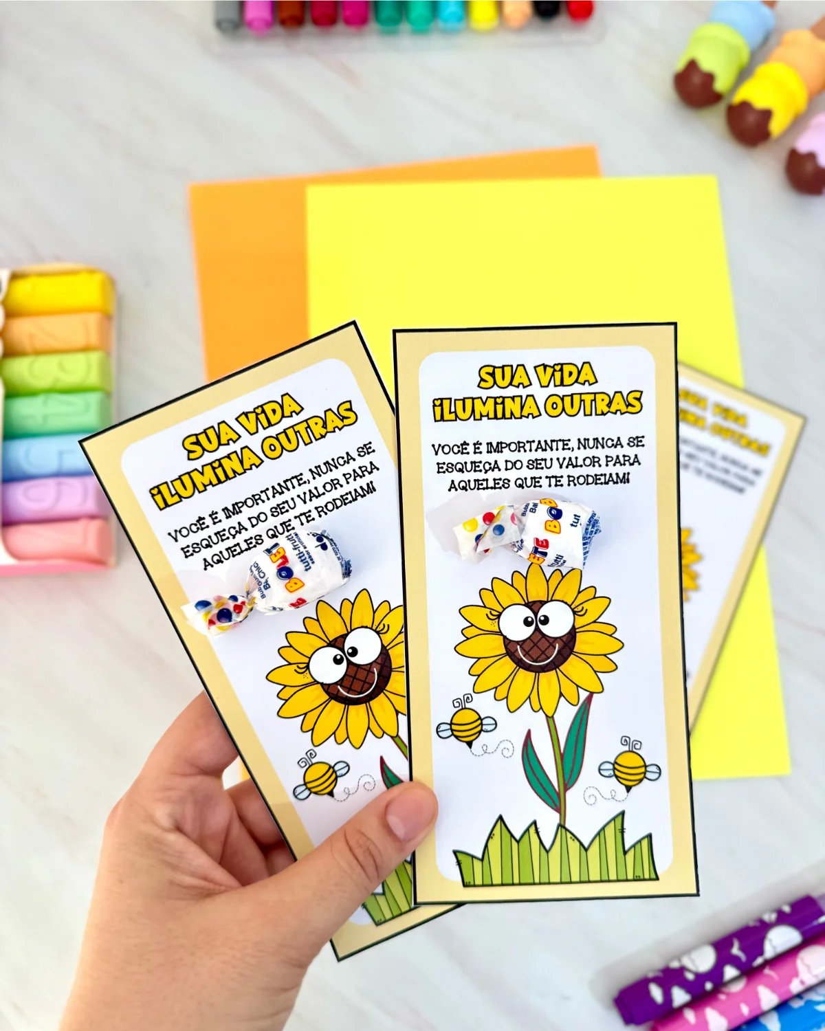 Capa de Cartão Setembro Amarelo – Material Pedagógico