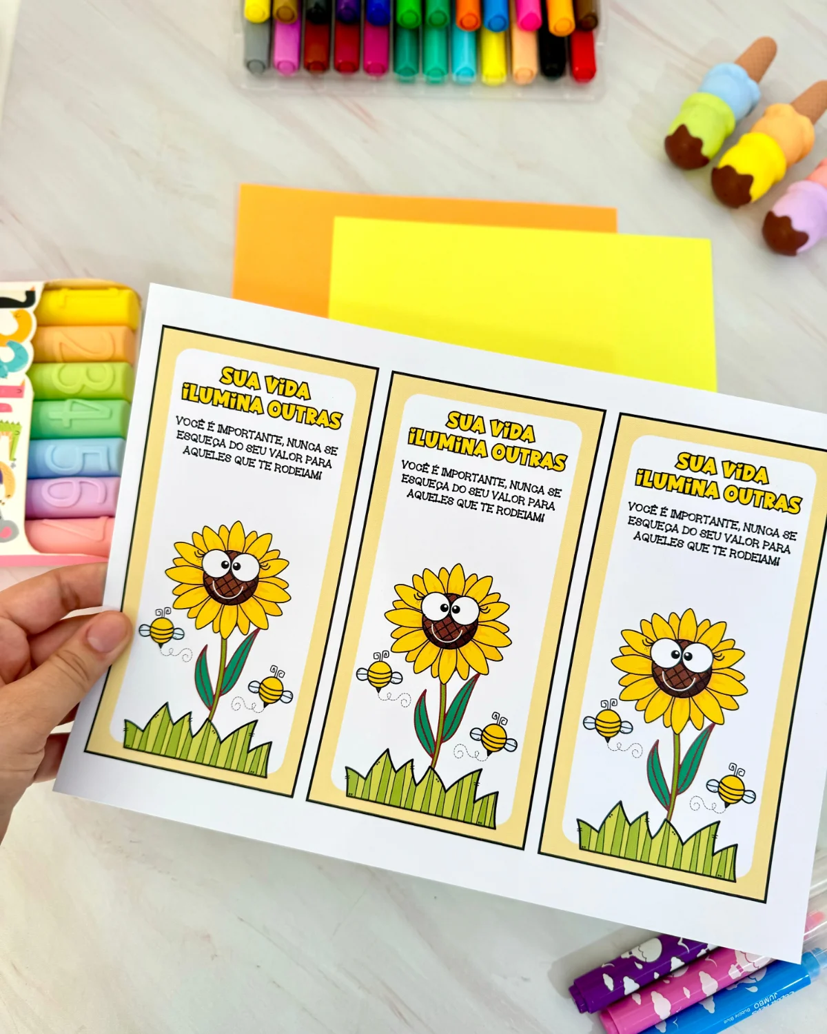 Imagem da galeria 1 de Cartão Setembro Amarelo – Material Pedagógico