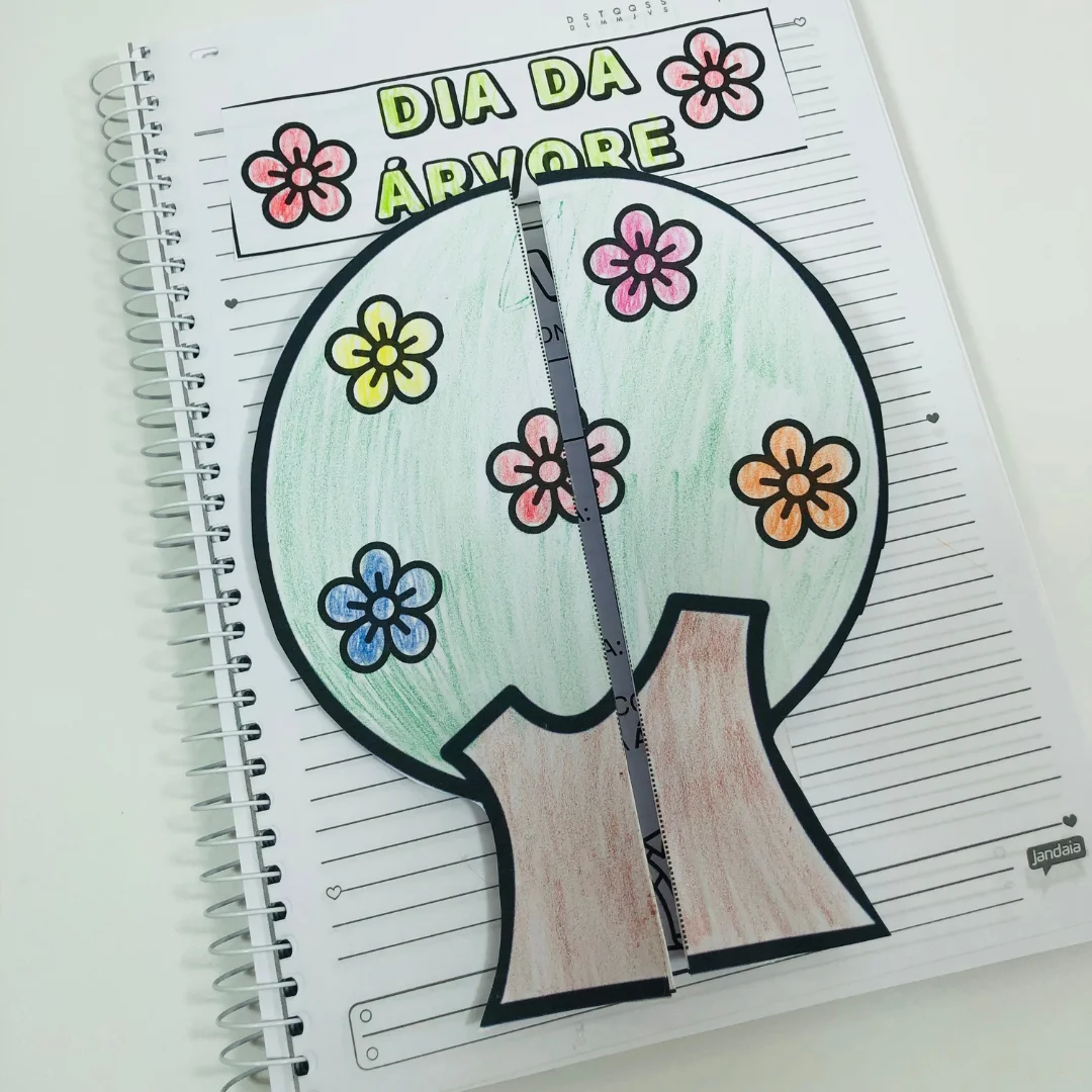 Imagem da galeria 1 de Cenário e atividade Dia da Árvore | Alfabetização