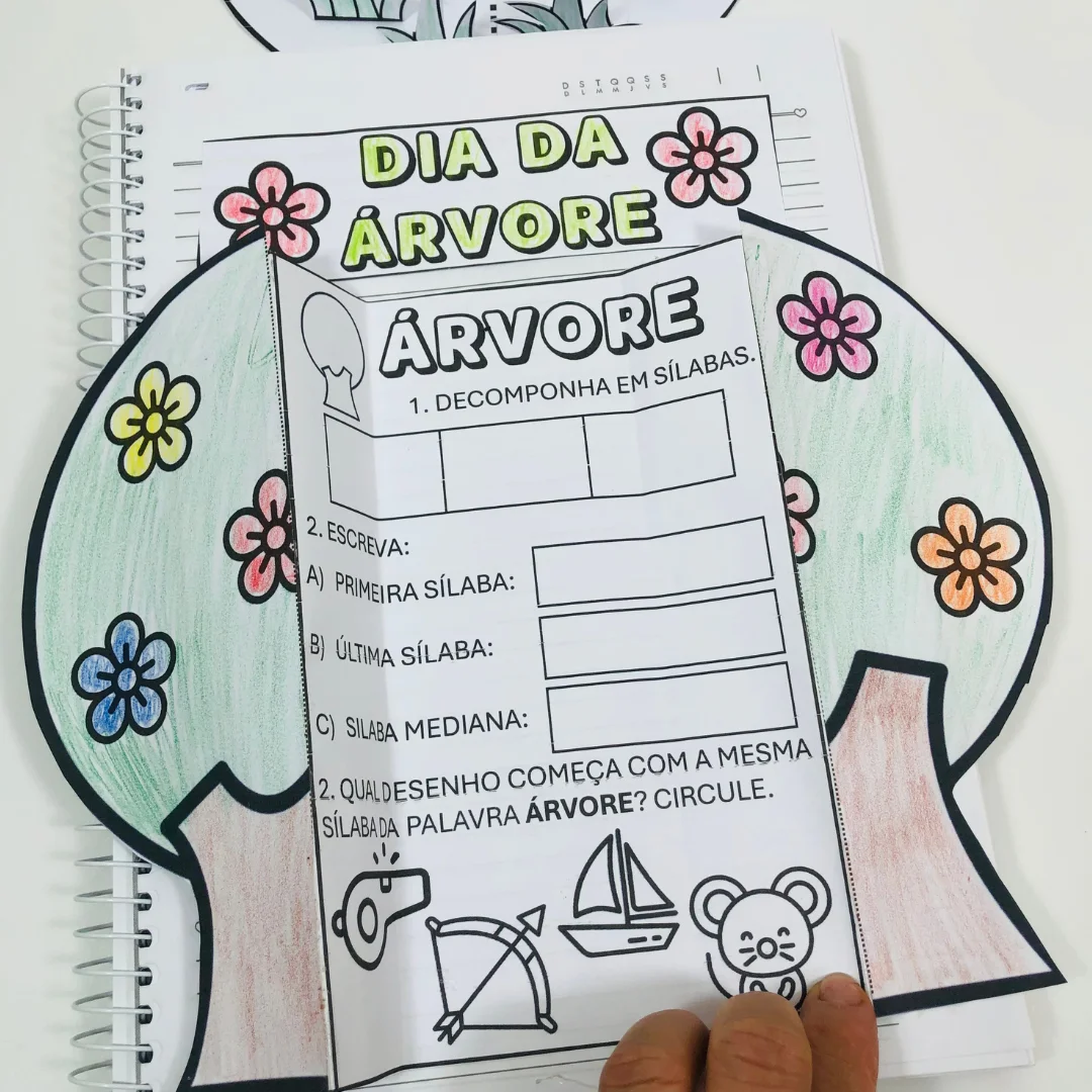 Imagem da galeria 2 de Cenário e atividade Dia da Árvore | Alfabetização
