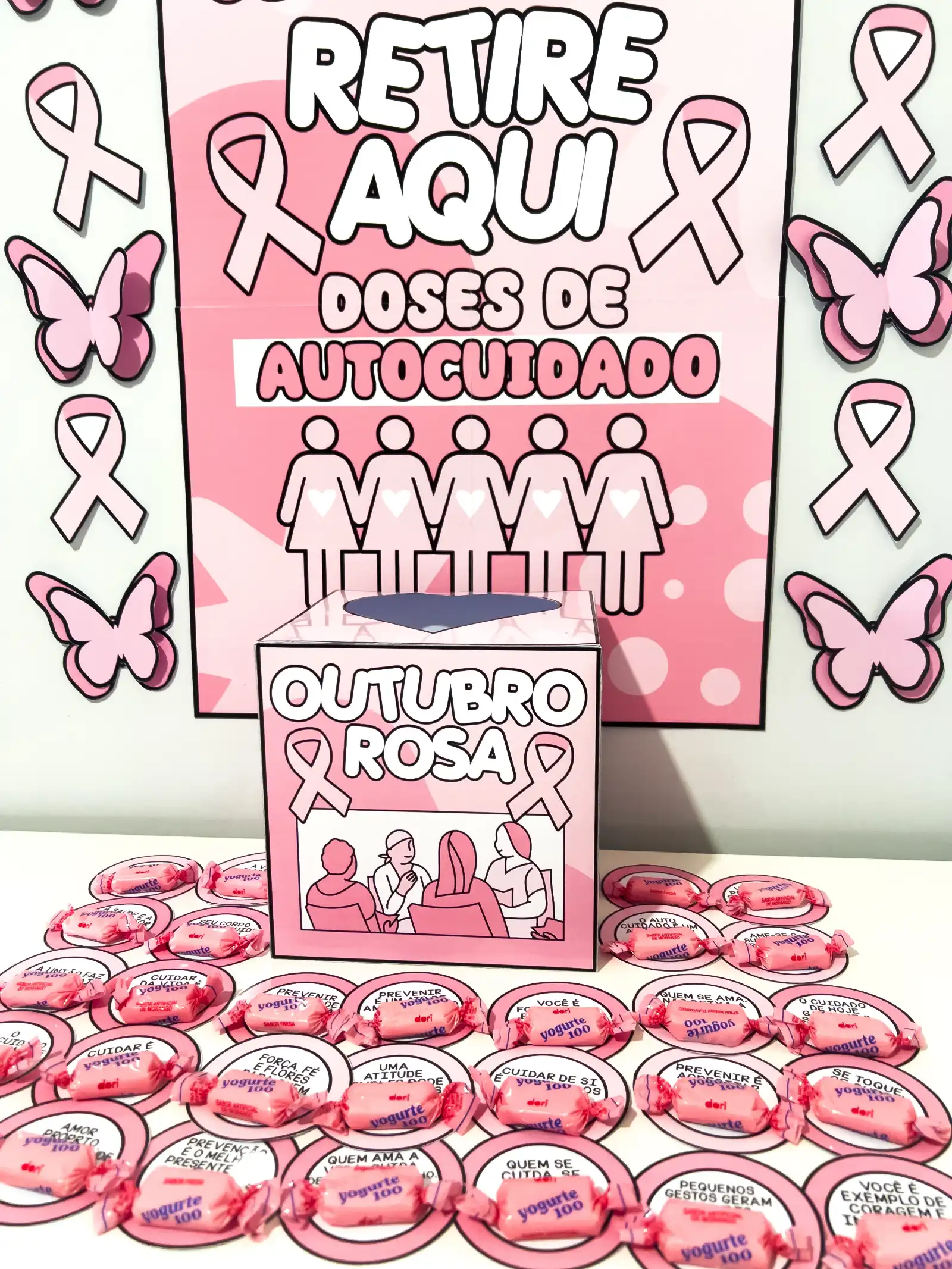 Cantinho motivacional Outubro Rosa – Material Pedagógico