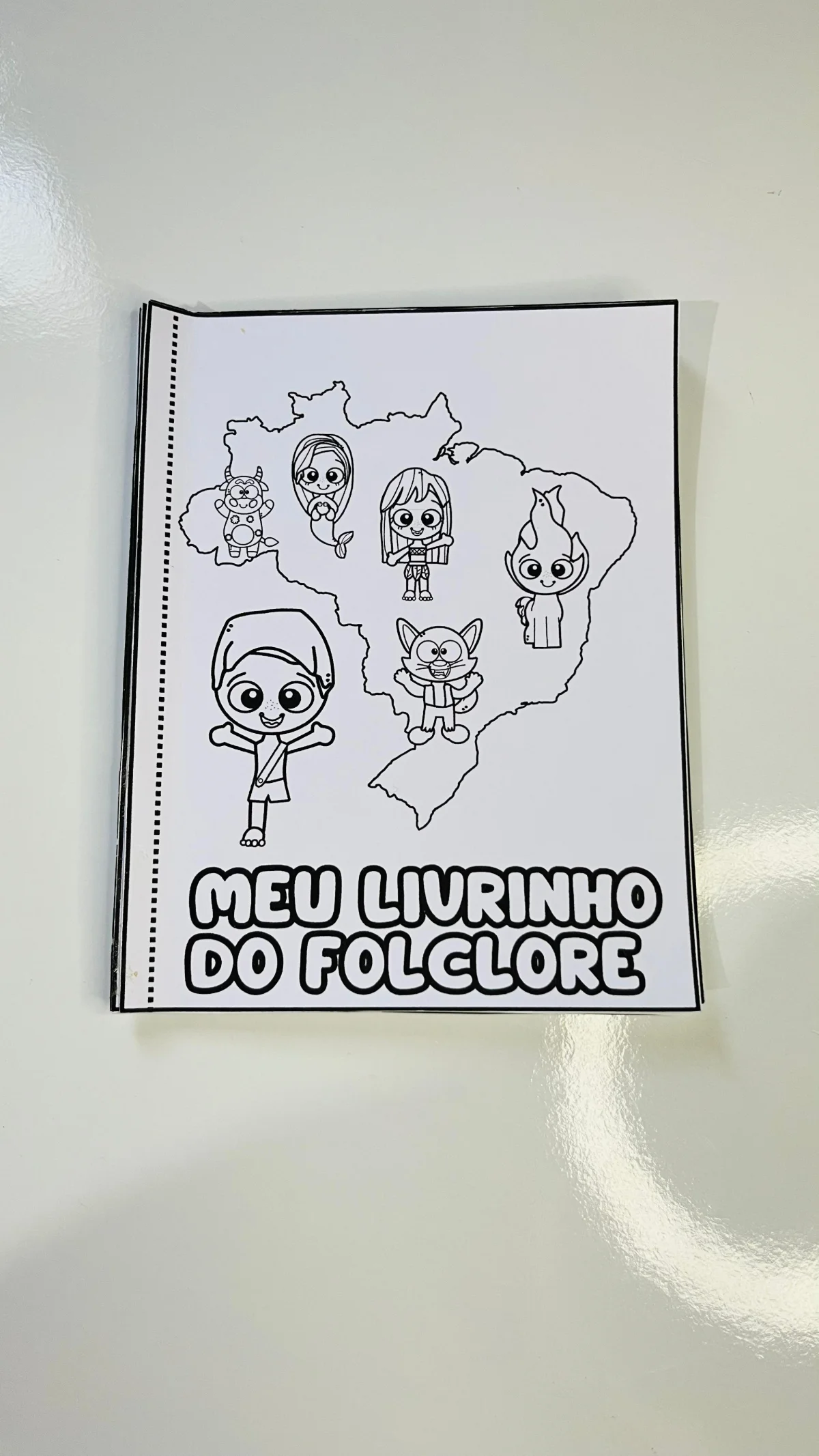 Capa de Meu livrinho do folclore – PDF para Imprimir