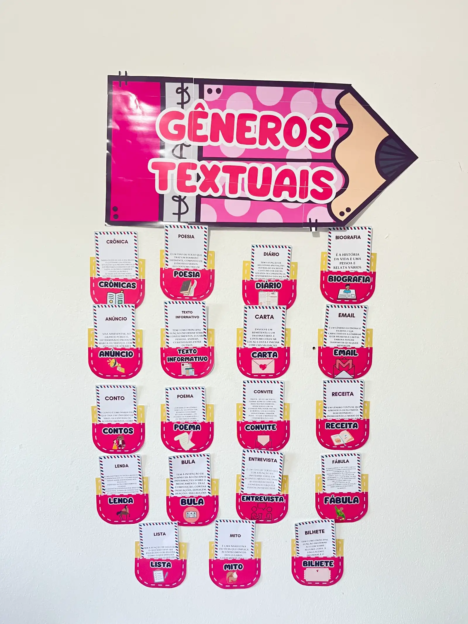Capa de Gêneros Textuais - Kit Educativo Completo