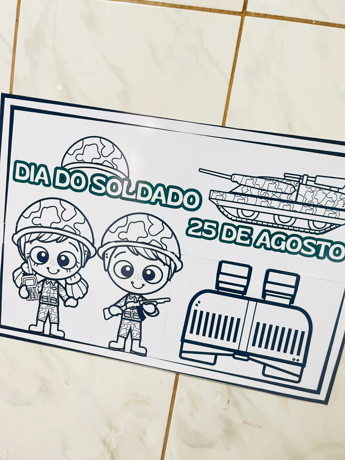 Imagem da galeria 2 de Cartaz Colaborativo Dia do Soldado Revenda