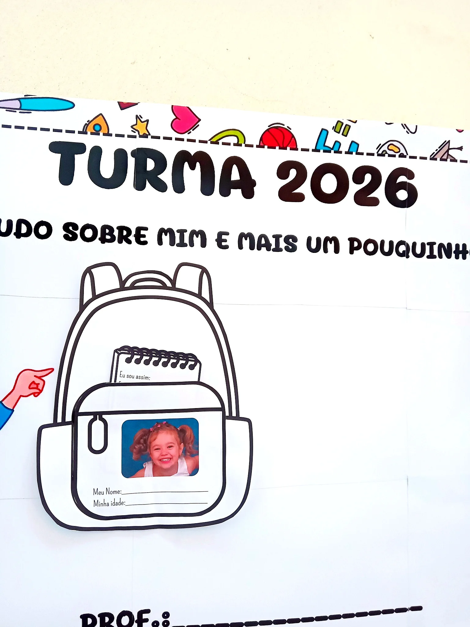 Capa de REVENDA Painel de Acolhimento Escolar 2026 com Atividade para Alunos