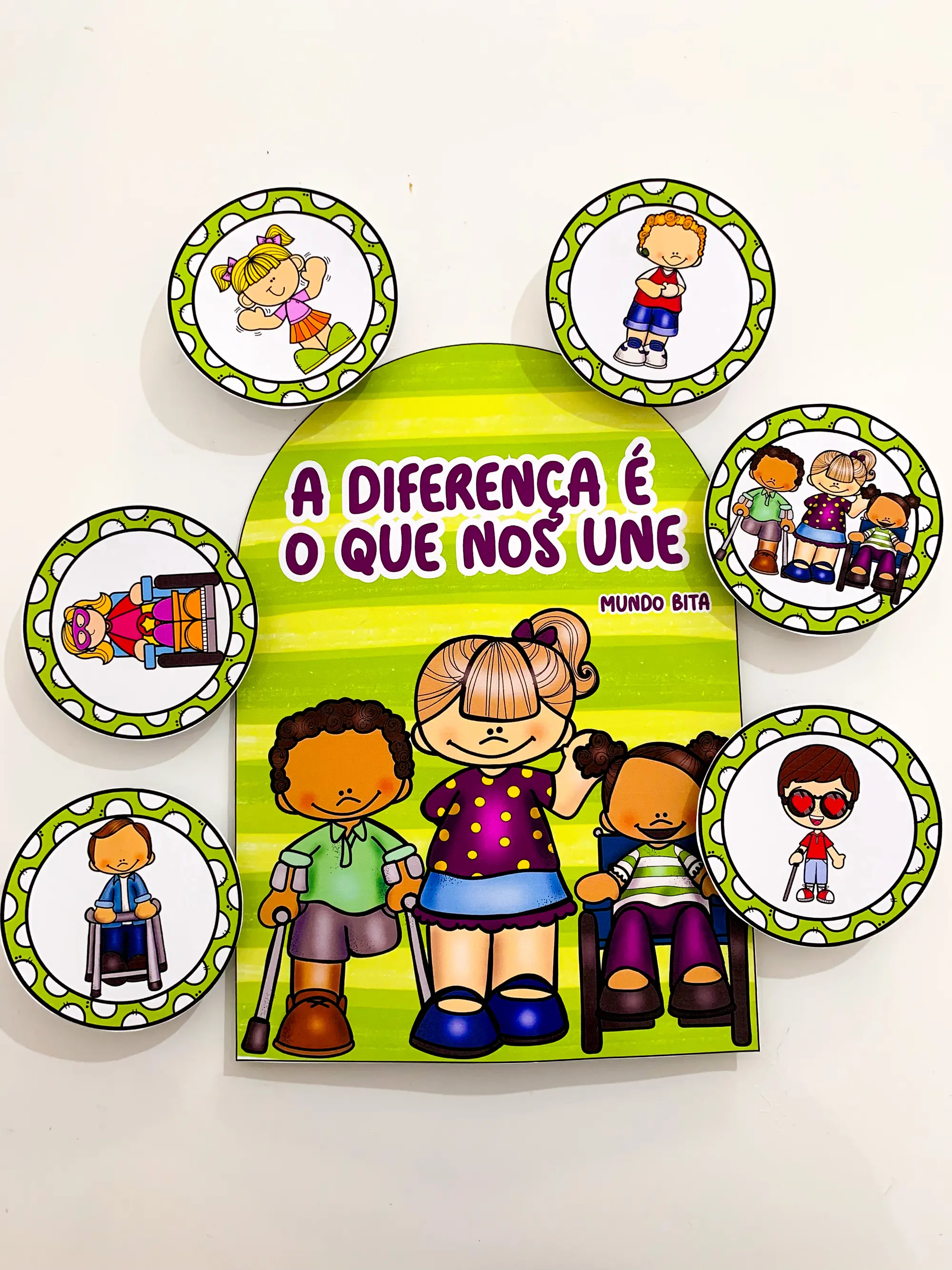 Capa de Luva musical “A diferença é o que nos une”