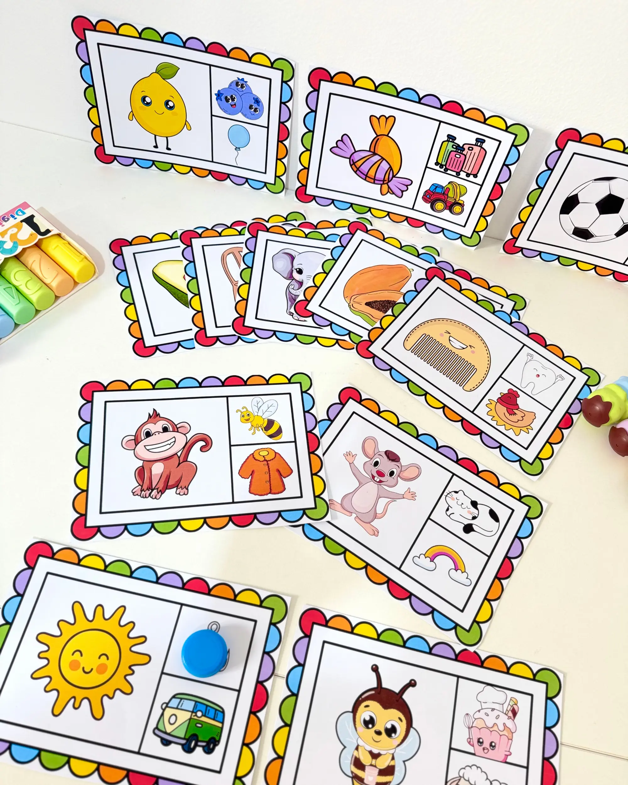 Capa de Fichas de Rimas para Educação Infantil e Anos Iniciais